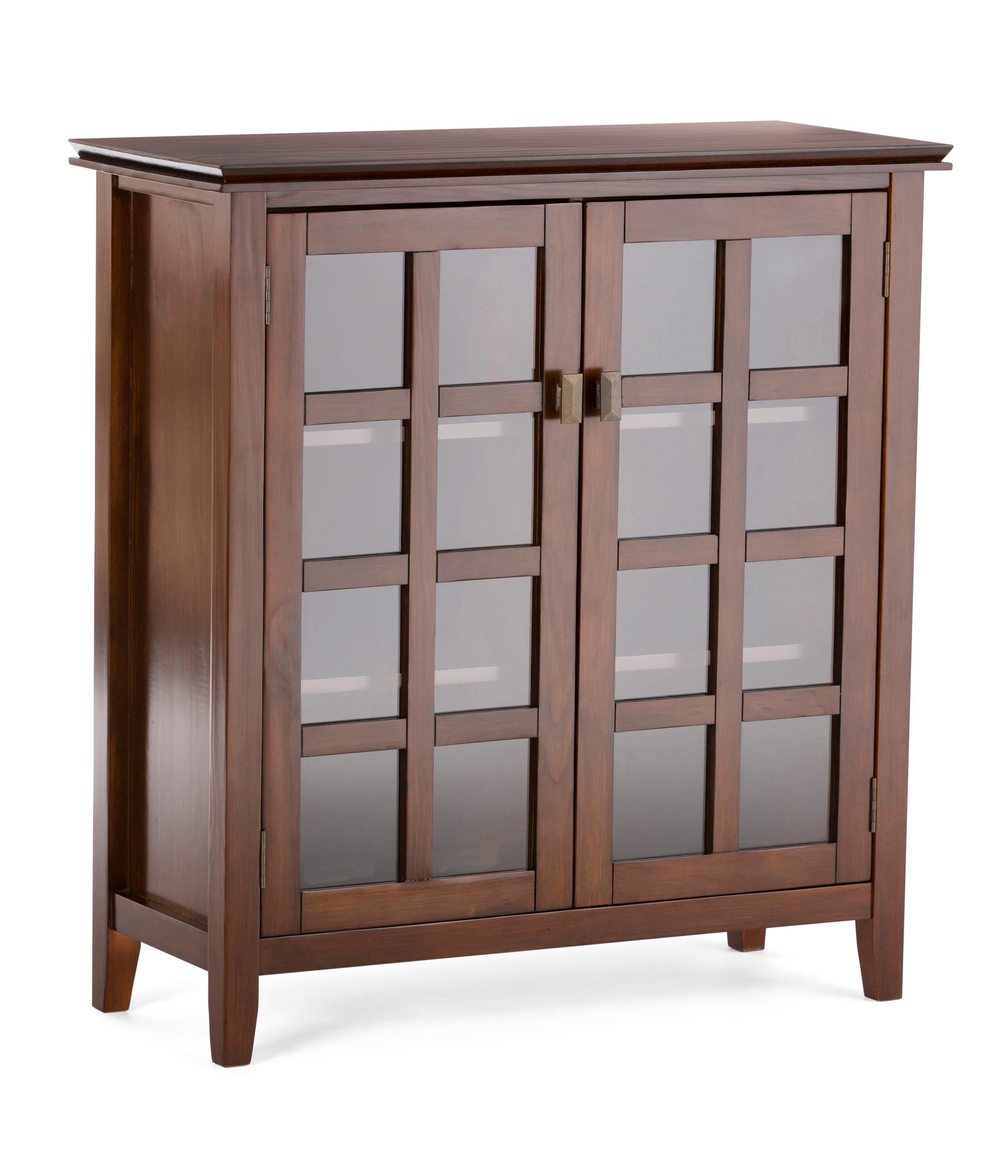 Simpli Home Artisan SOLID WOOD Medium Storage Cabinet