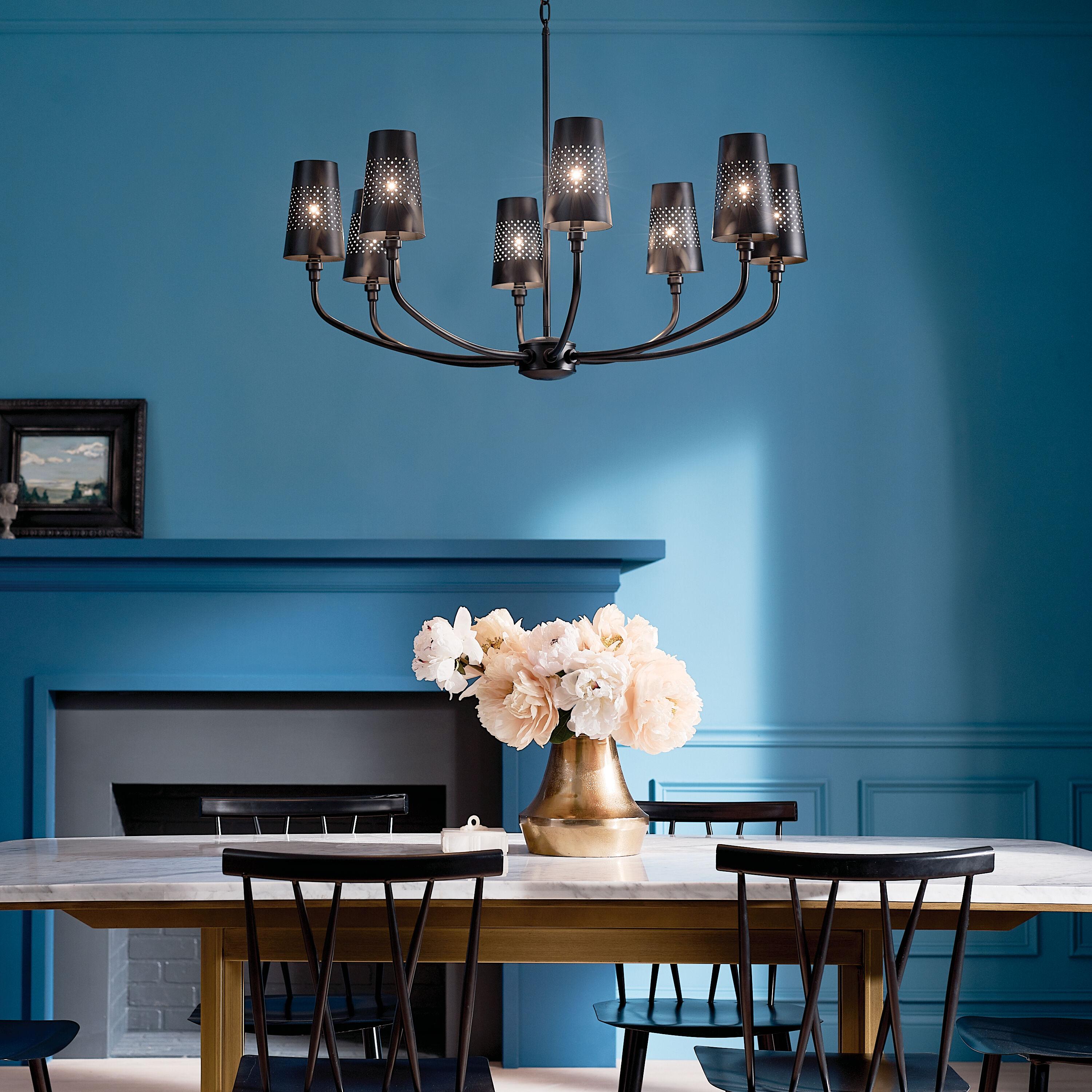 Kichler Lighting Adeena 8 - Light Chandelier in  Black