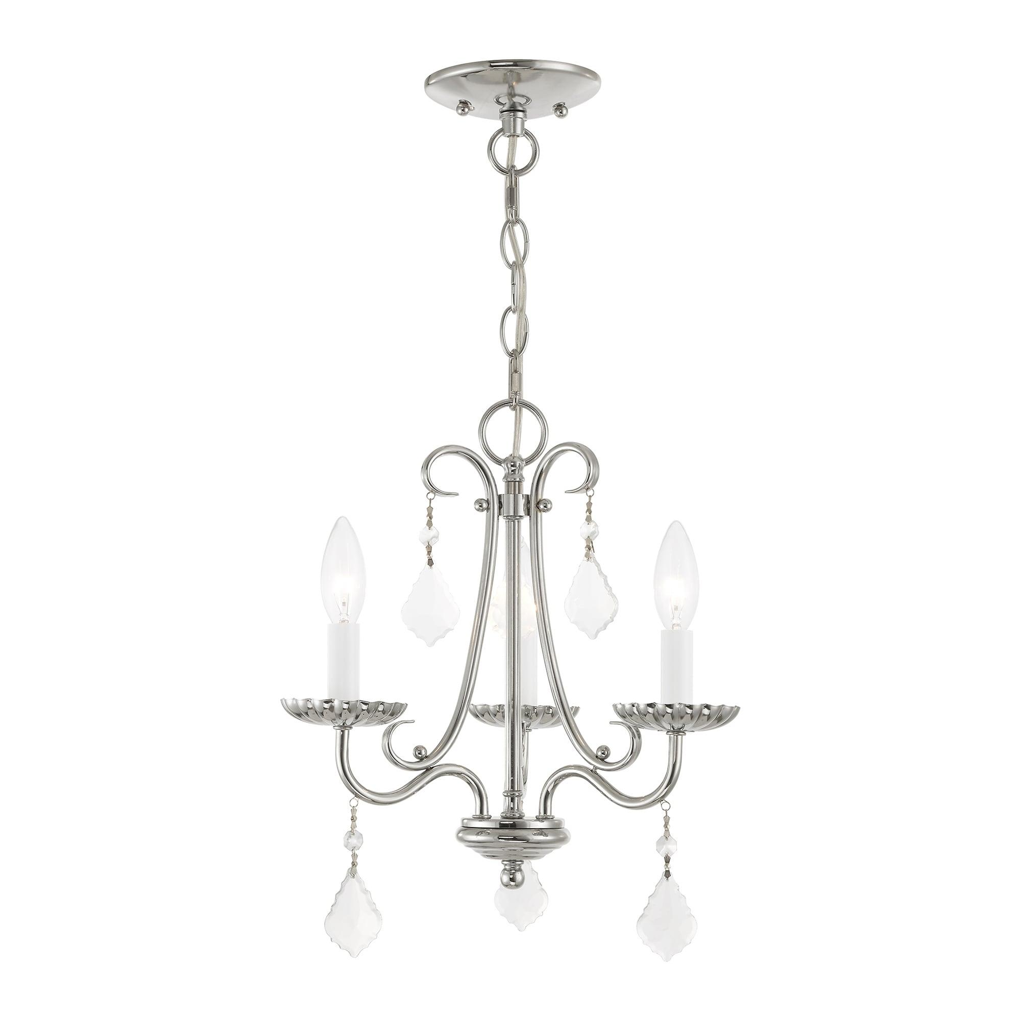 Livex Lighting Daphne 3 - Light Chandelier in  Polished Chrome