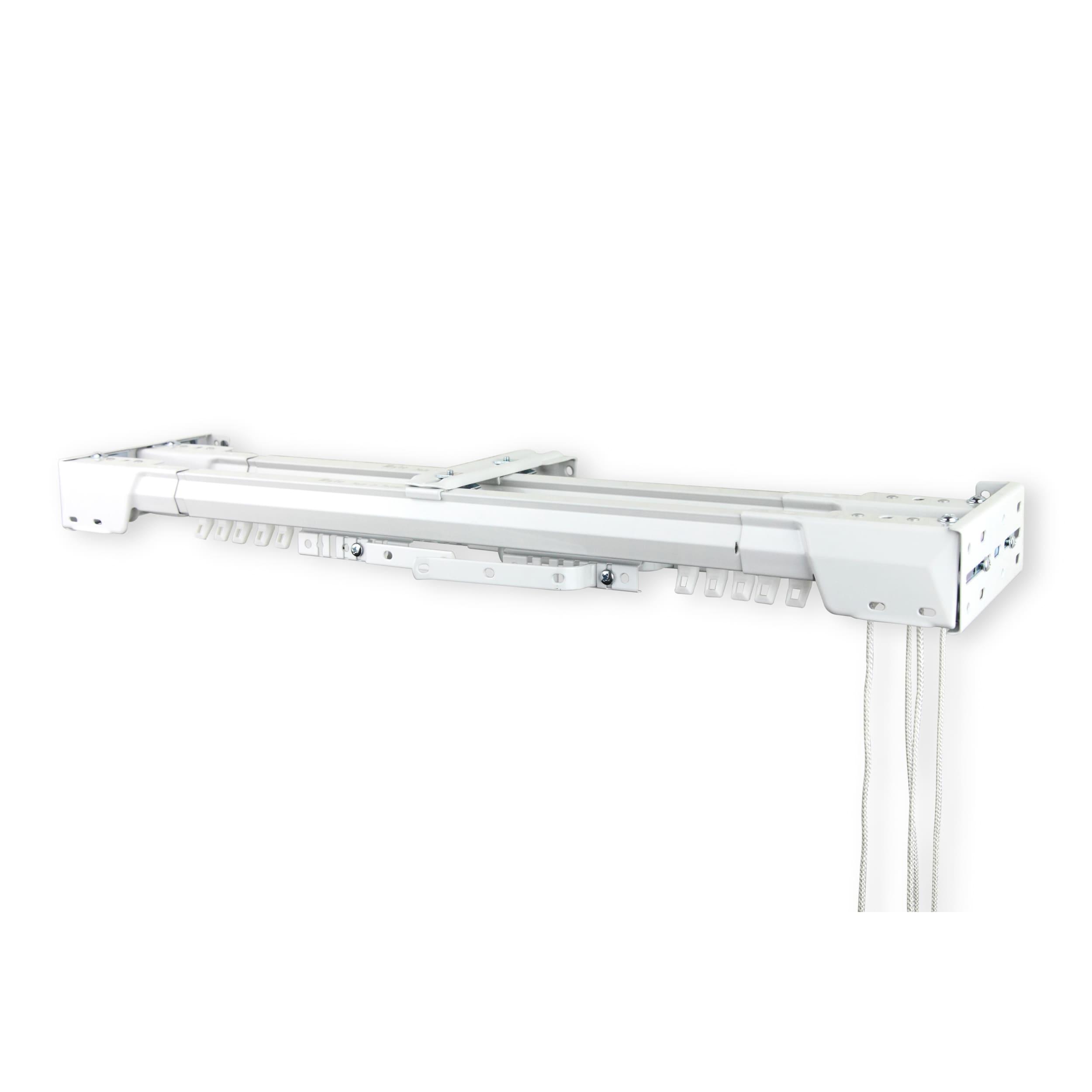 Bembry Adjustable Center-Open/One-Way Double Curtain Rod