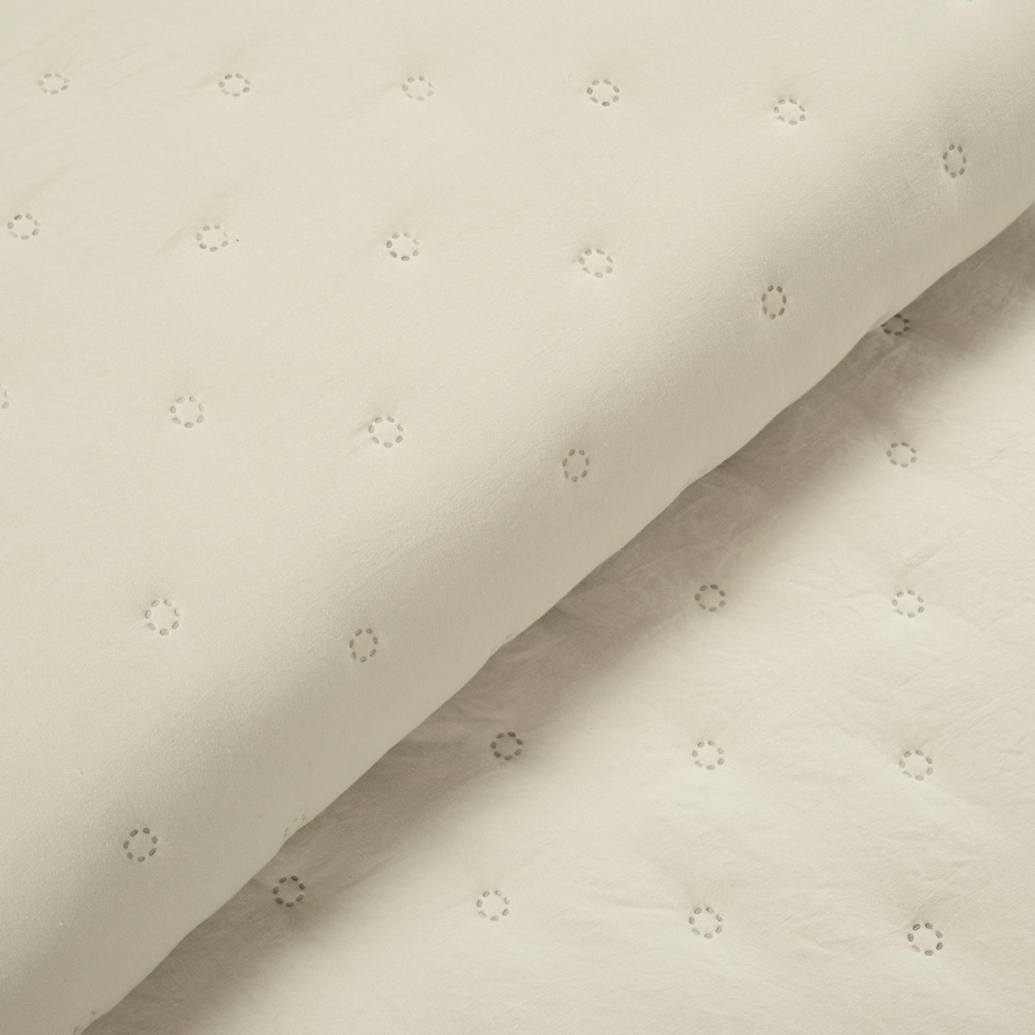 Reyna Ruffle Microfiber Reversible 3 Piece Quilt Set (Set of 3)
