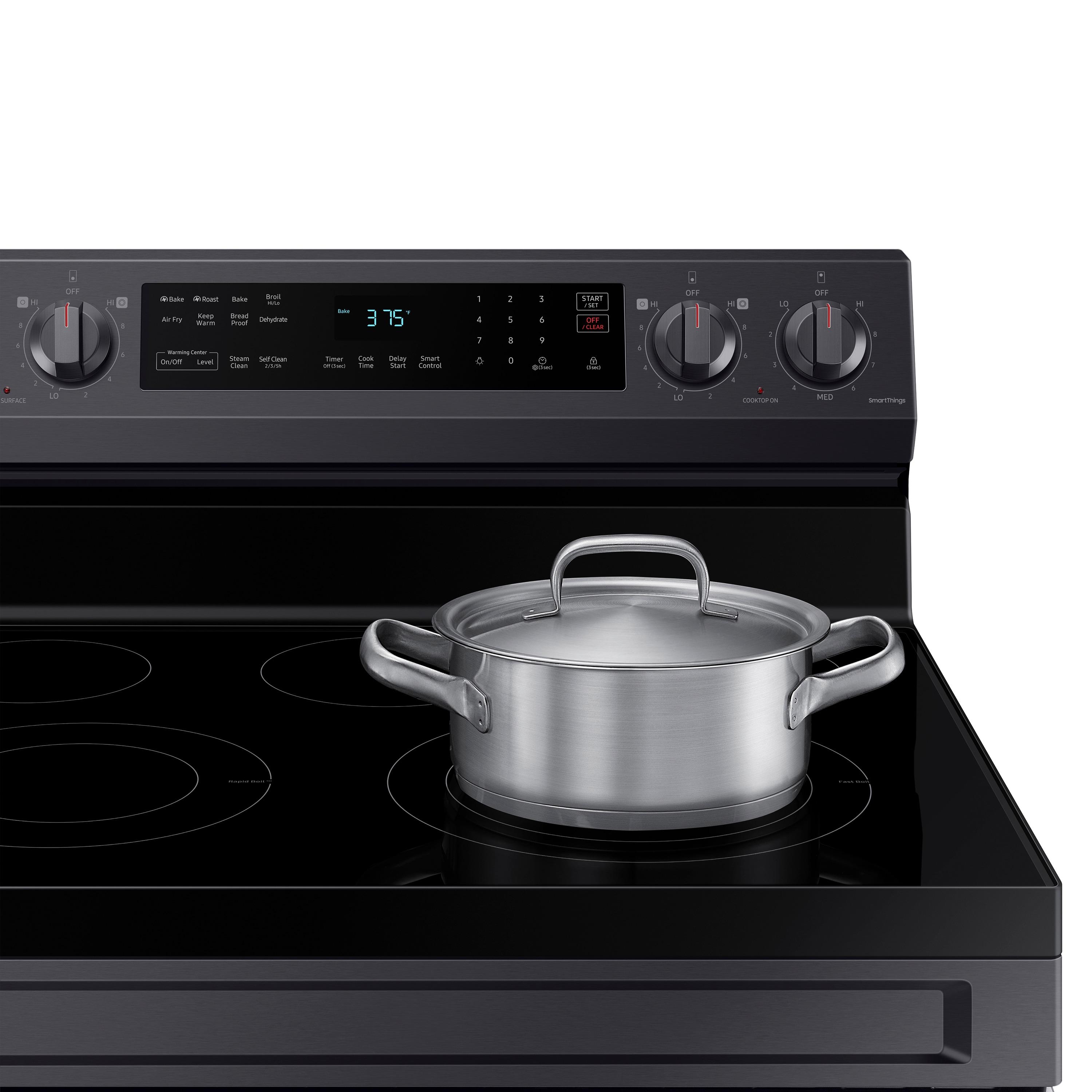 6.3 cu. ft. Smart Freestanding Electric Range with No-Preheat Air Fry & Convection