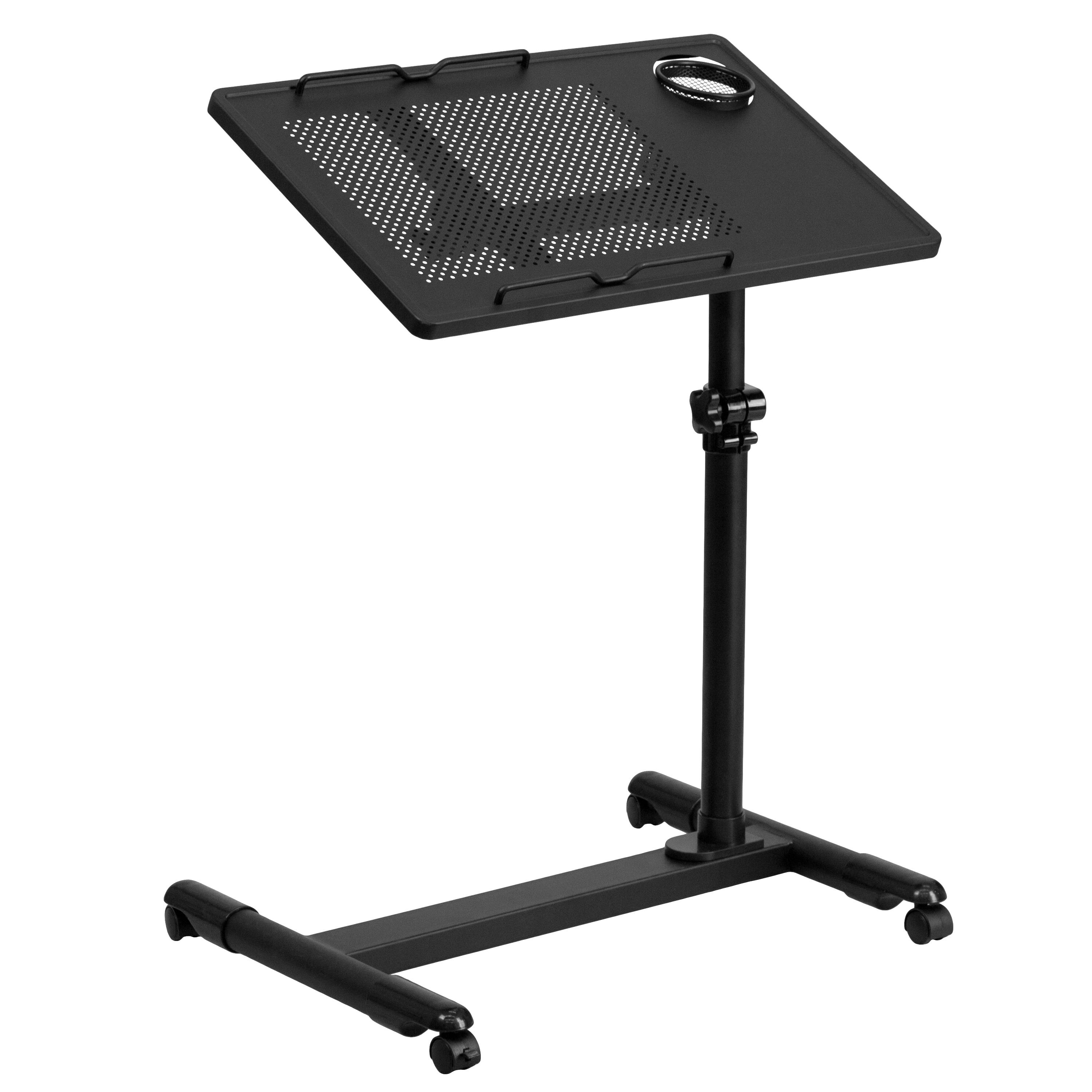 Macon Adjustable Height Steel Mobile Computer Desk