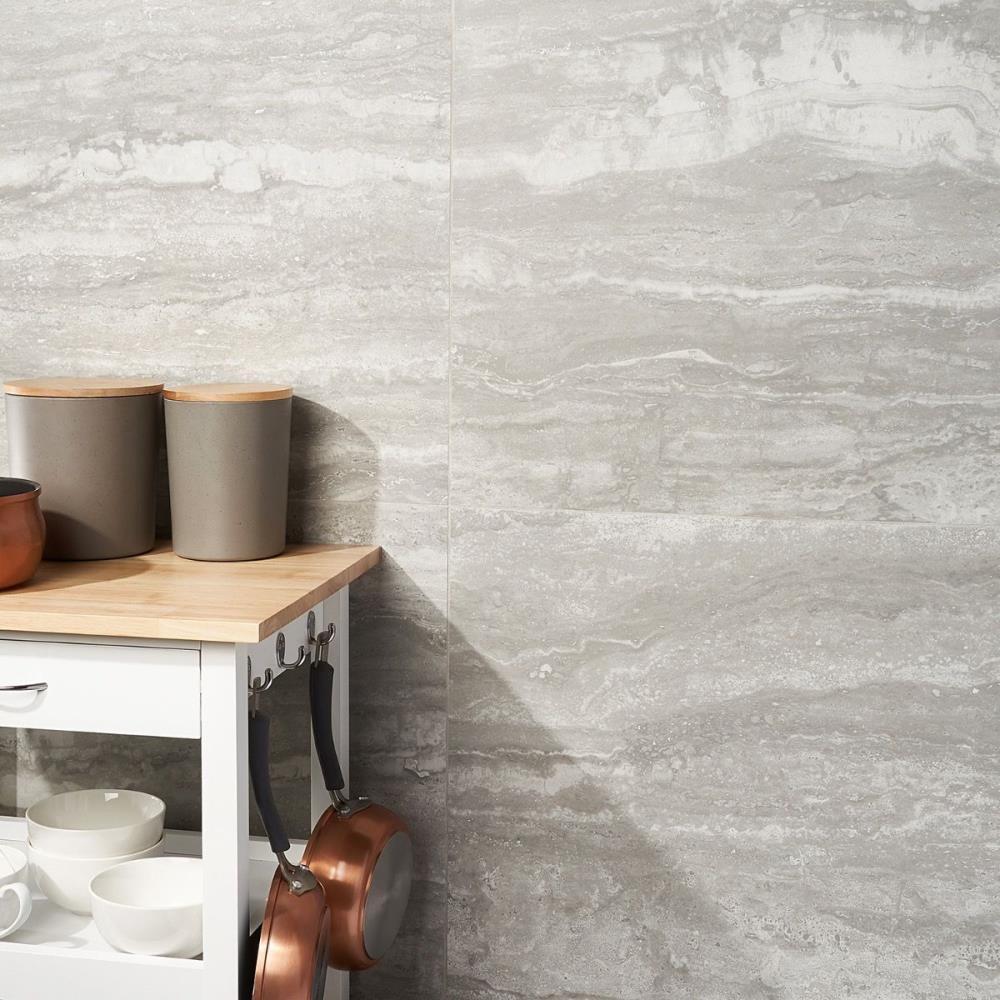 Large Format 24" x 48" Porcelain Stone Look Wall & Floor Tile
