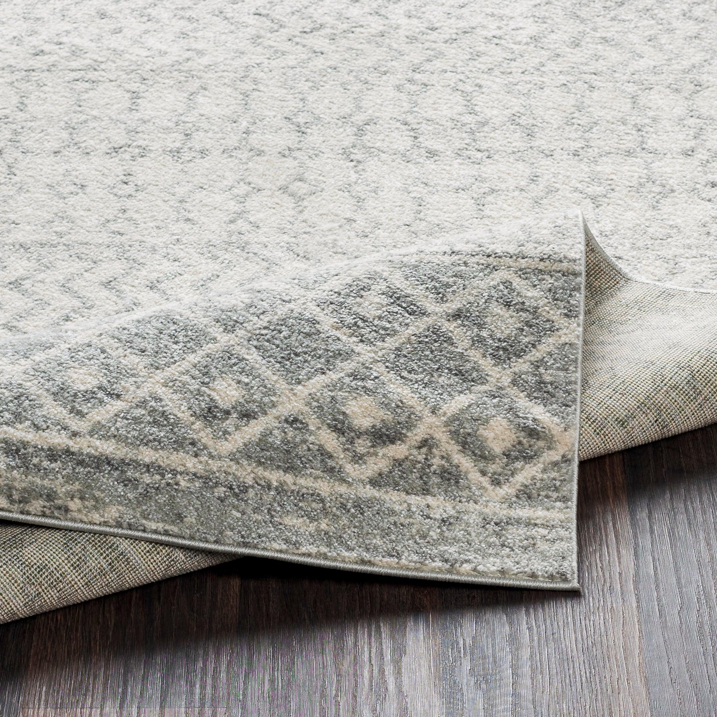 7'10"x10'3" Sweetgum Global Rug Cream - Artistic Weavers: Mid-Century Modern, Fade & Stain-Resistant, Indoor Use