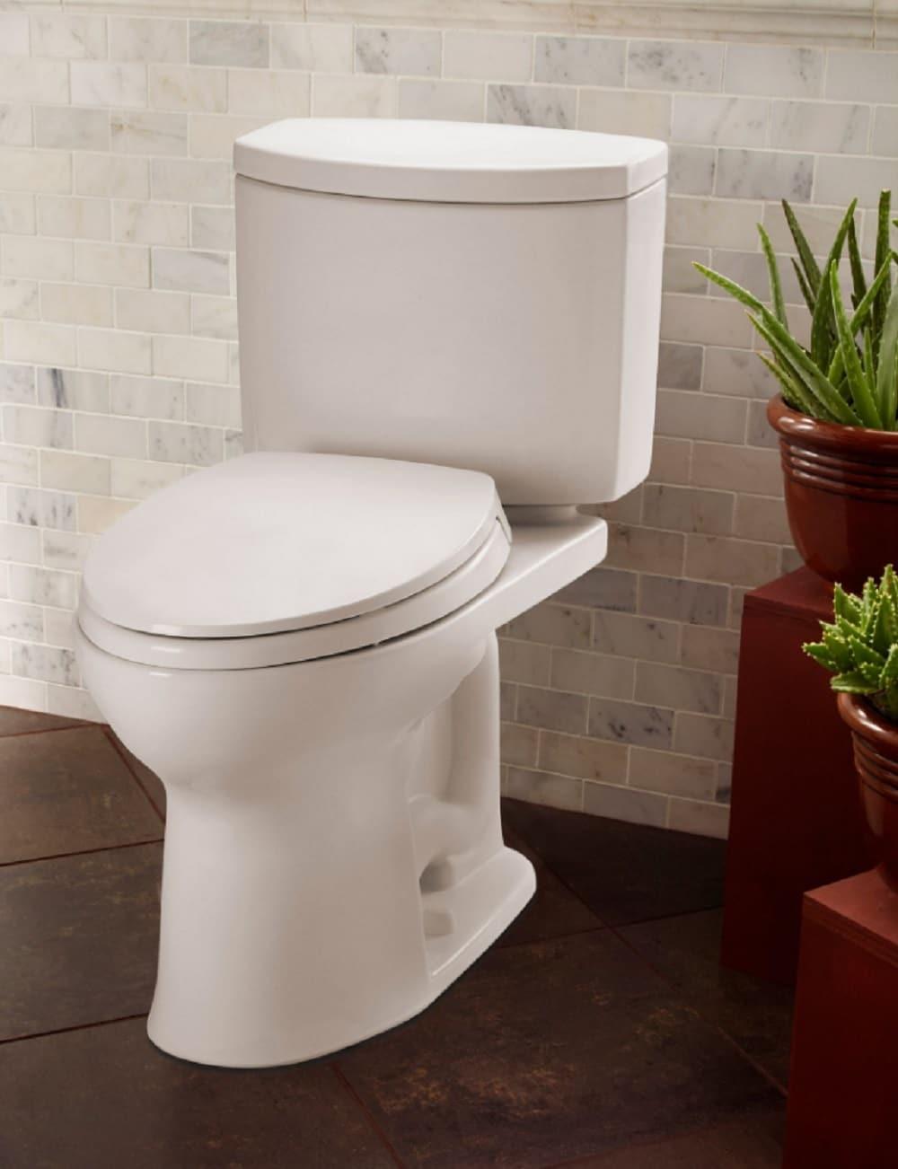 Drake® 1.28 GPF (Water Efficient) Elongated Two-Piece Toilet with High Efficiency Flush (Seat Not Included)