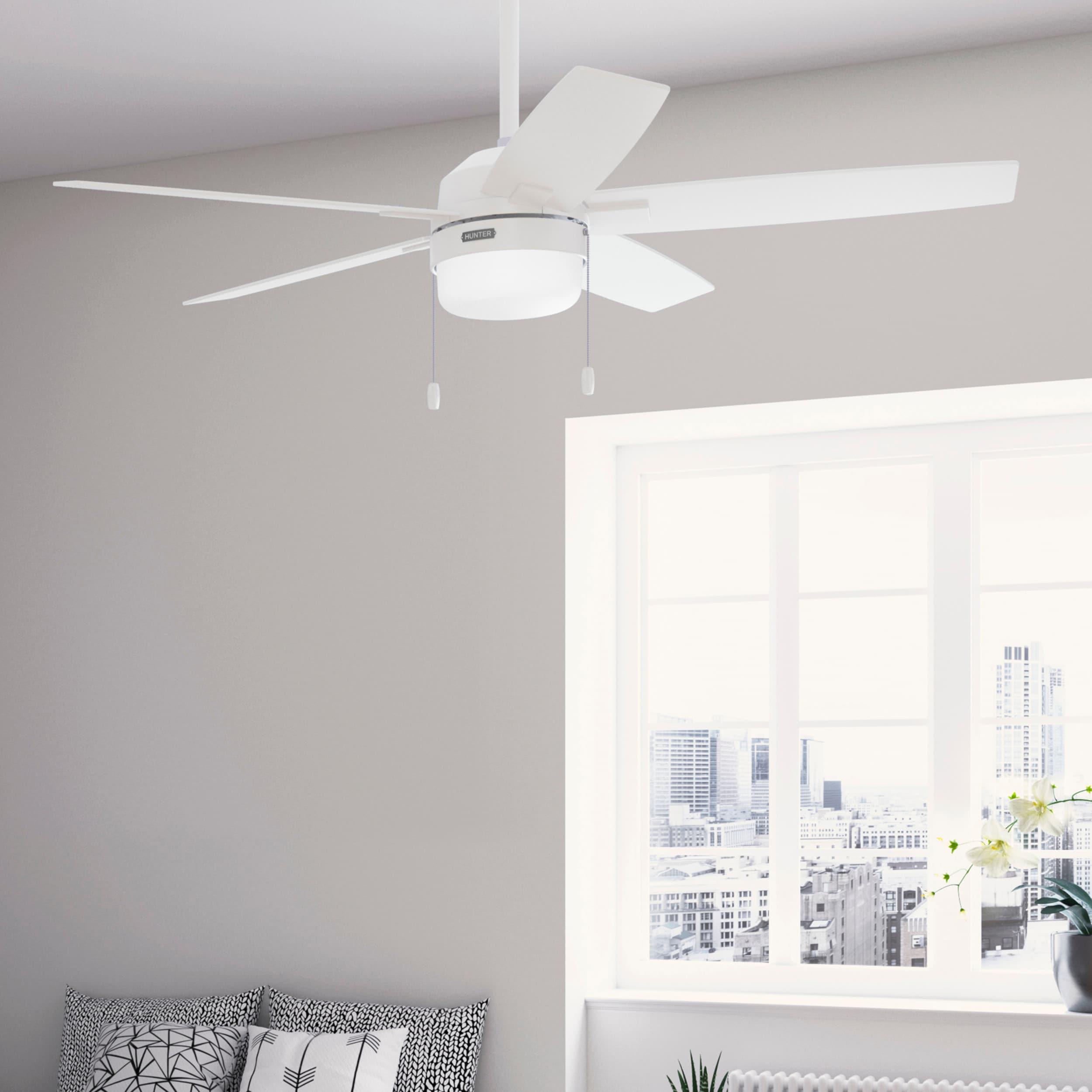 Anisten 52" 5 - Blade Ceiling Fan With Lights and Pull Chains