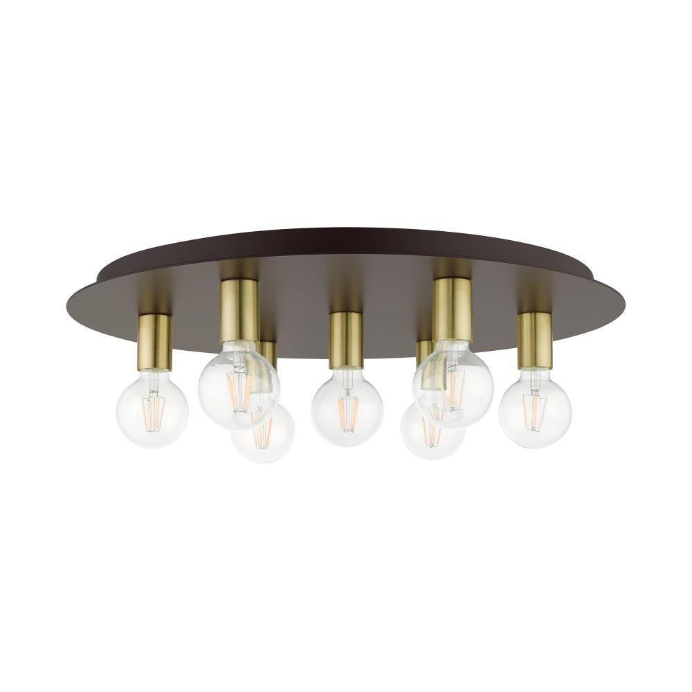 Livex Lighting Hillview 7 - Light Flush Mount in  Bronze