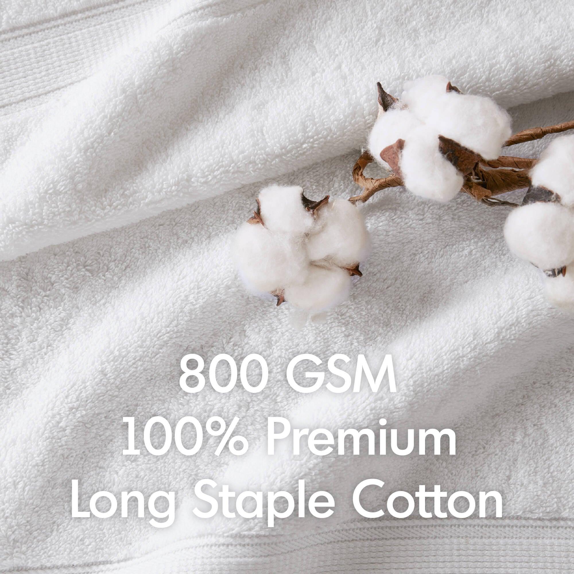 Madison Park Signature 800GSM 100% Cotton Bath Sheet 2 Piece Set (Set of 2)