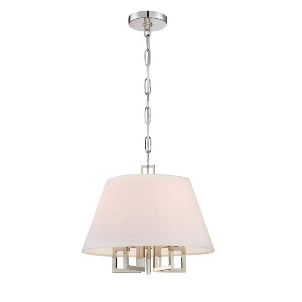Crystorama Lighting Westwood 5 - Light Chandelier in  Polished Nickel