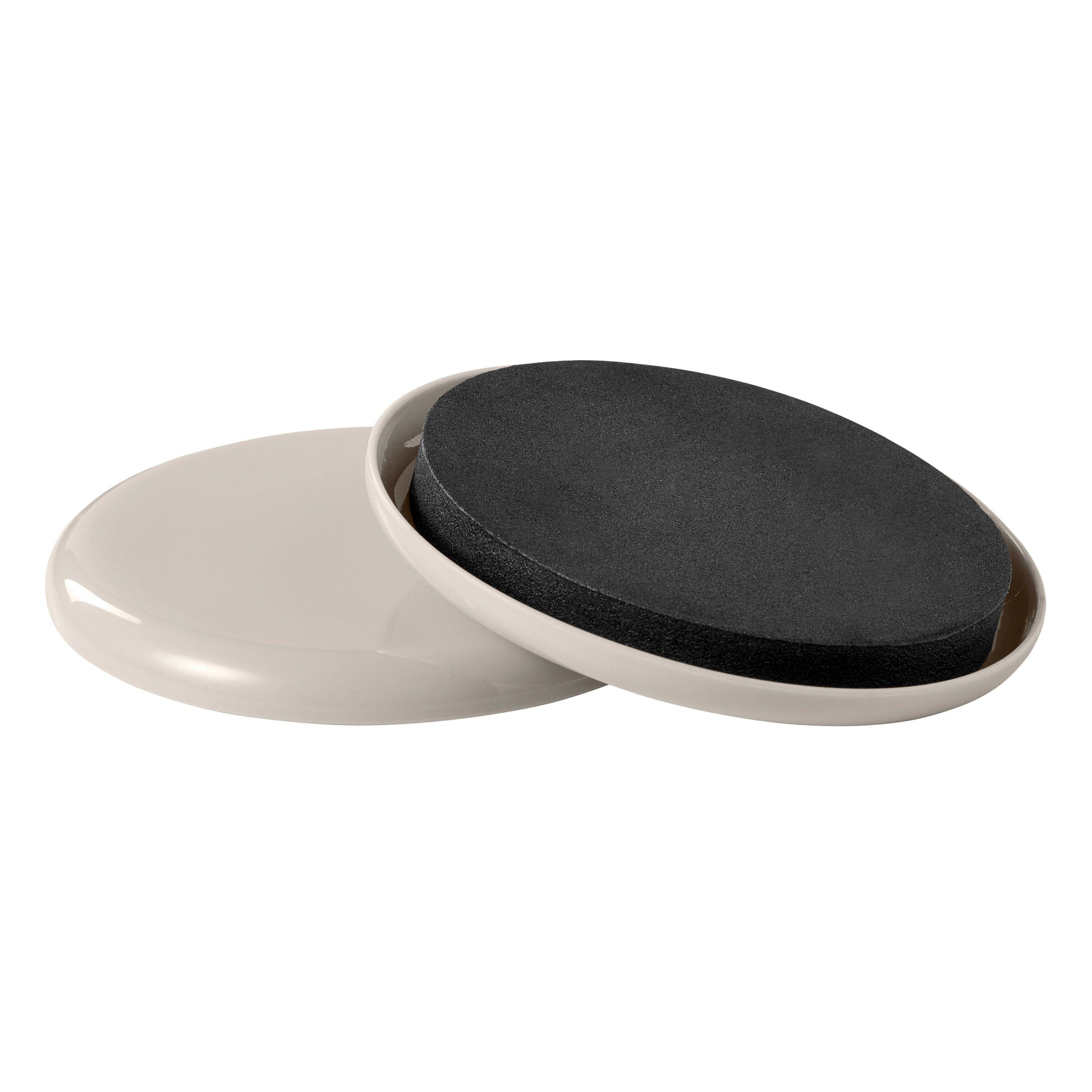 Scotch 4pk Reusable Hard Sliders Gray: Furniture Moving Pads for Carpet, Plastic, 3.5" x 3.5"