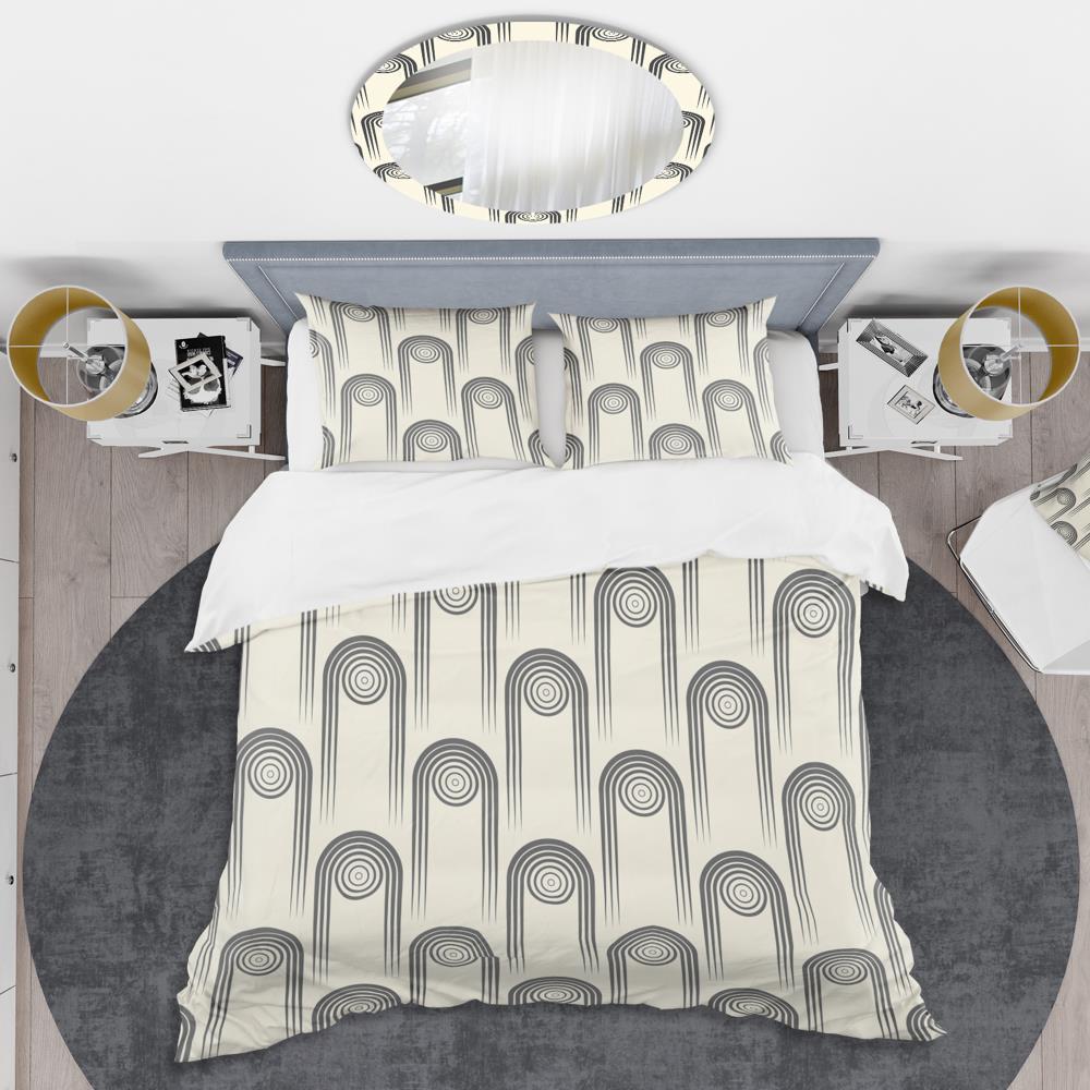 Modern & Contemporary Geometric Shapes Duvet Cover Set