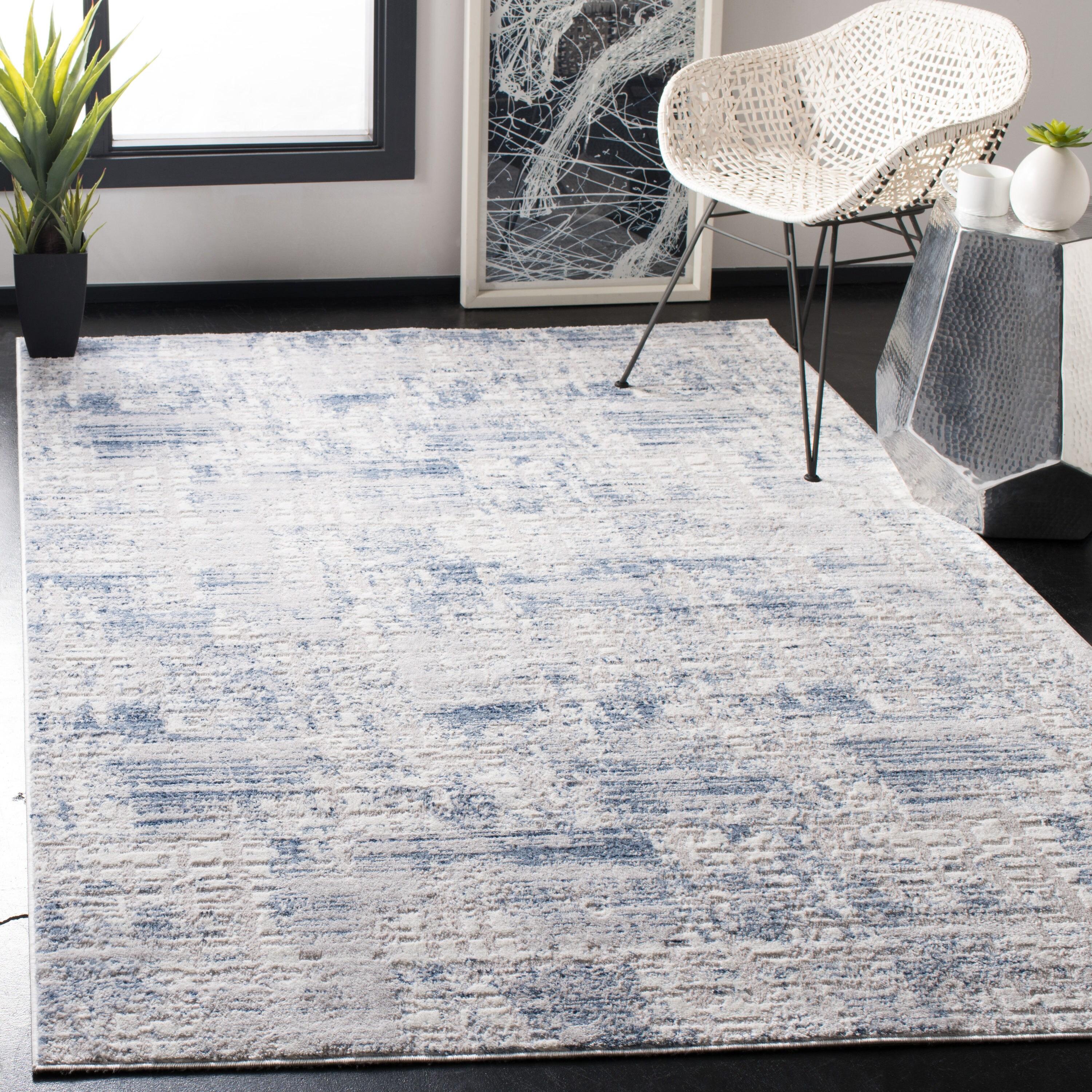 Amelia ALA786 Power Loomed Area Rug - Blue/Grey - 8'x10' - Safavieh.