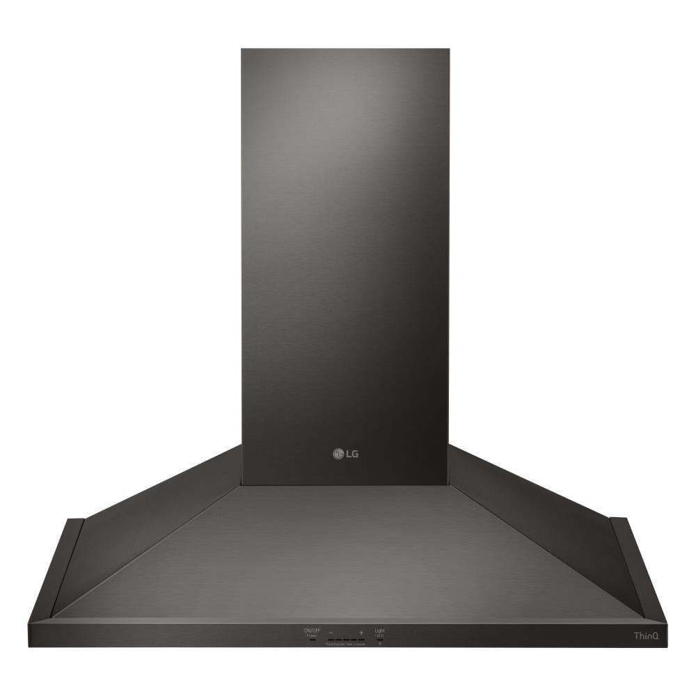 35.4" 600 CFM Ducted Wall Mount Range Hood with Nightlight