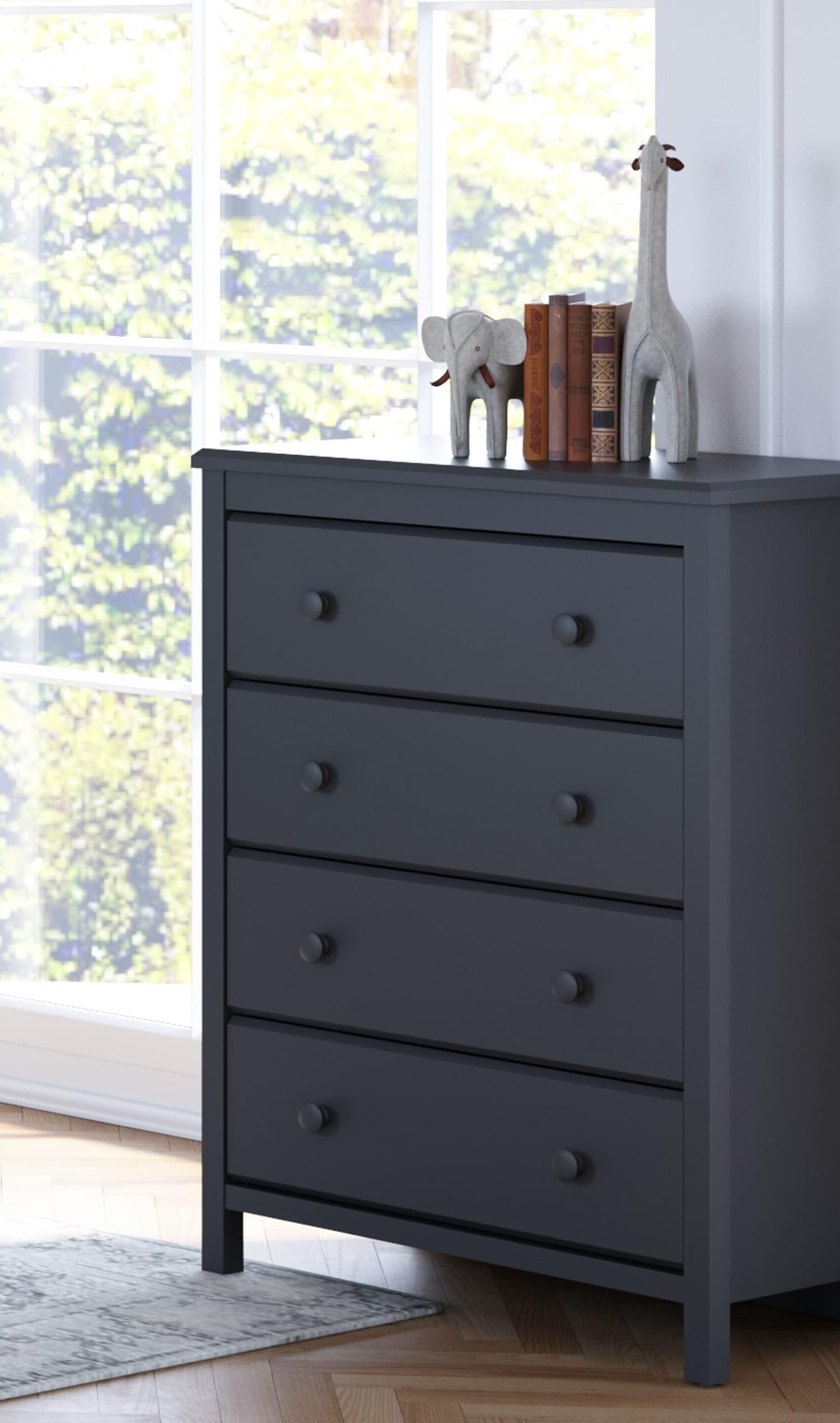 Storkcraft Alpine 4-Drawer Dresser  - Gray