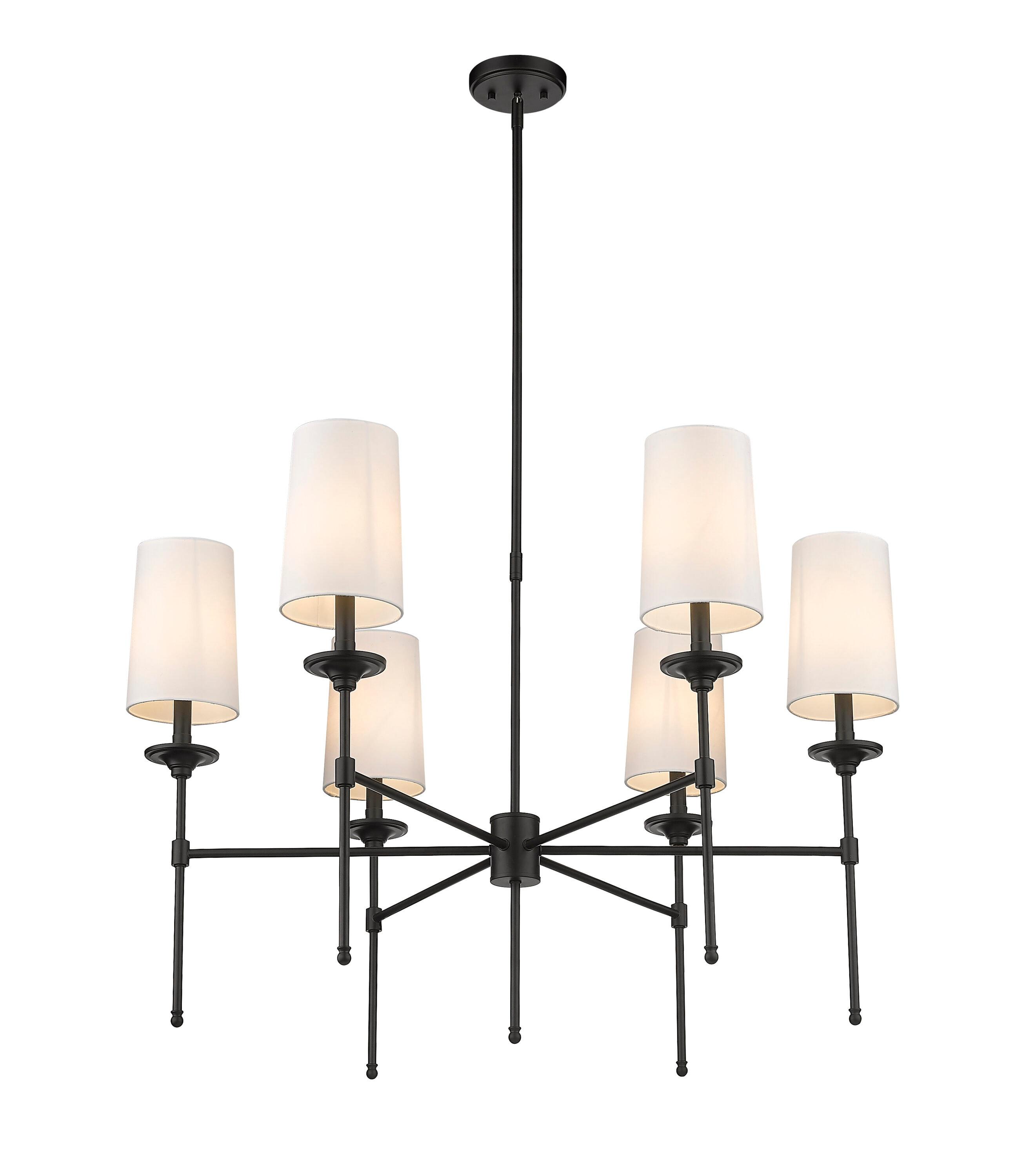 Hayse 6 - Light Dimmable Classic / Traditional Chandelier