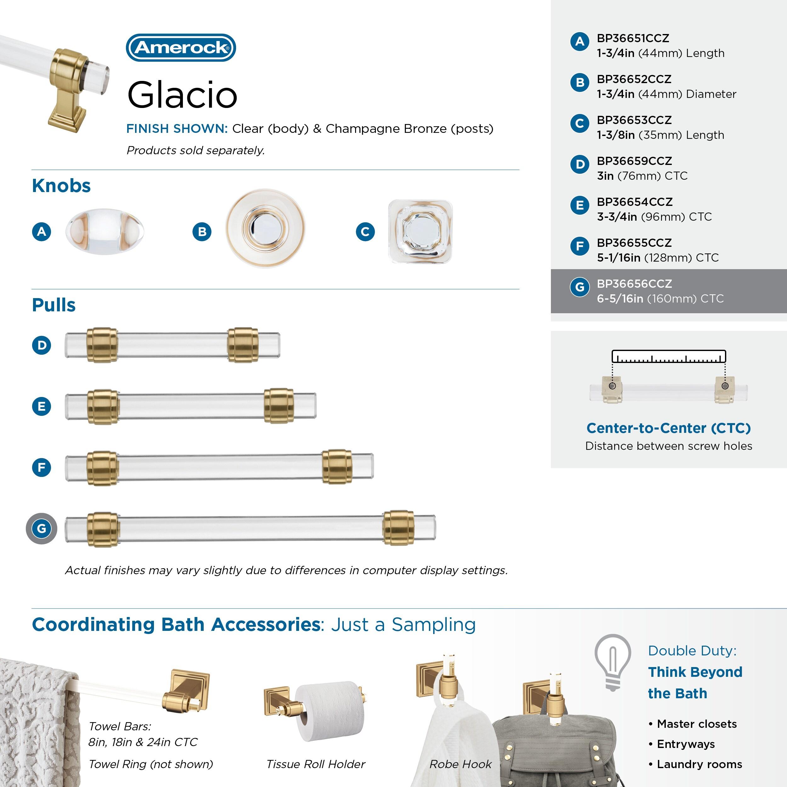 Glacio 6 5/16" Center to Center Bar Pull