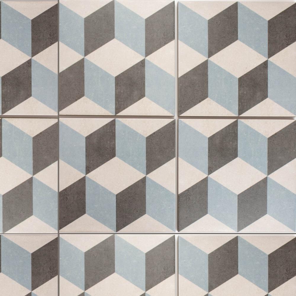 Prism 9" x 9" Porcelain Patterned Singular Wall Floor Use Tile