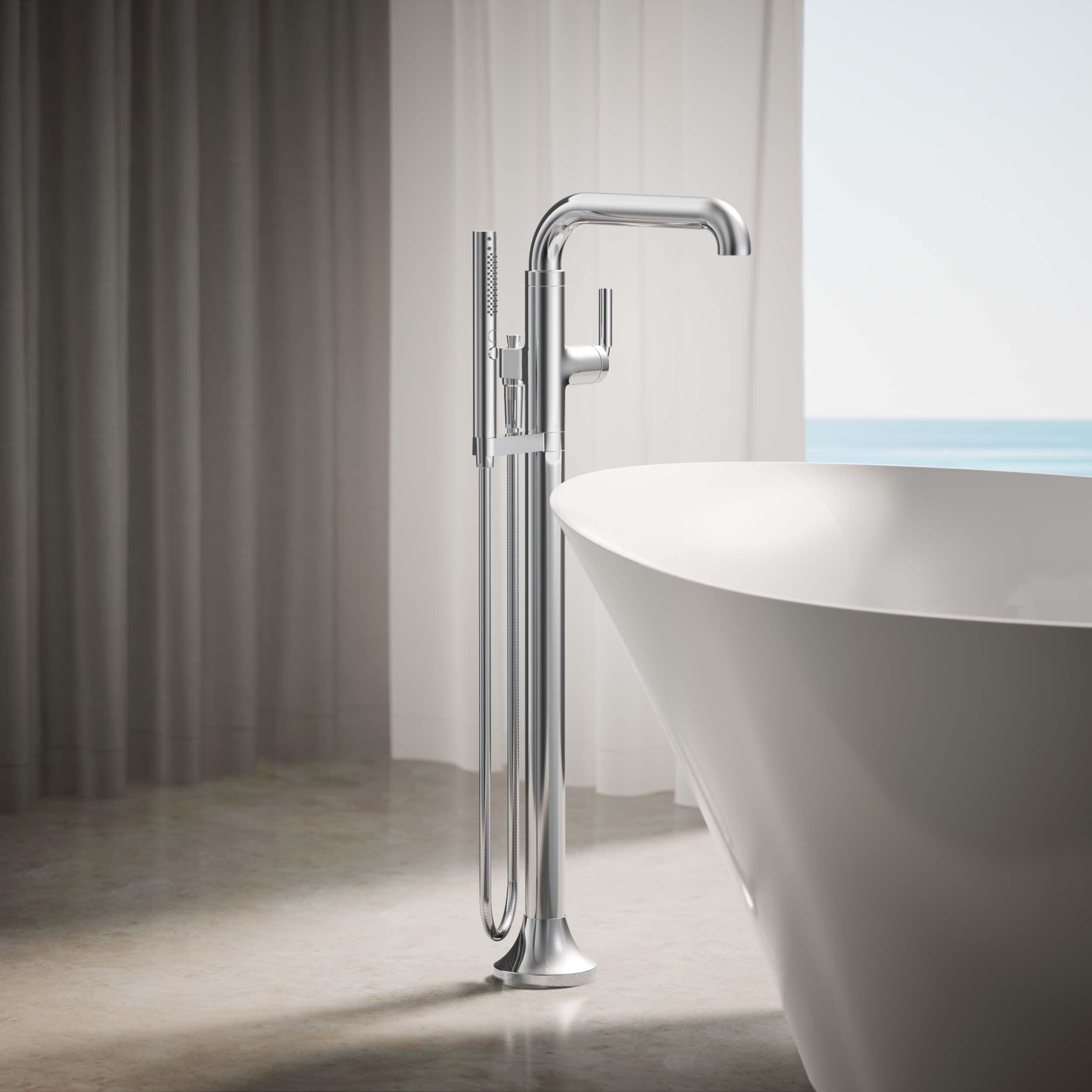 Tone Floor Mounted Clawfoot Tub Faucet