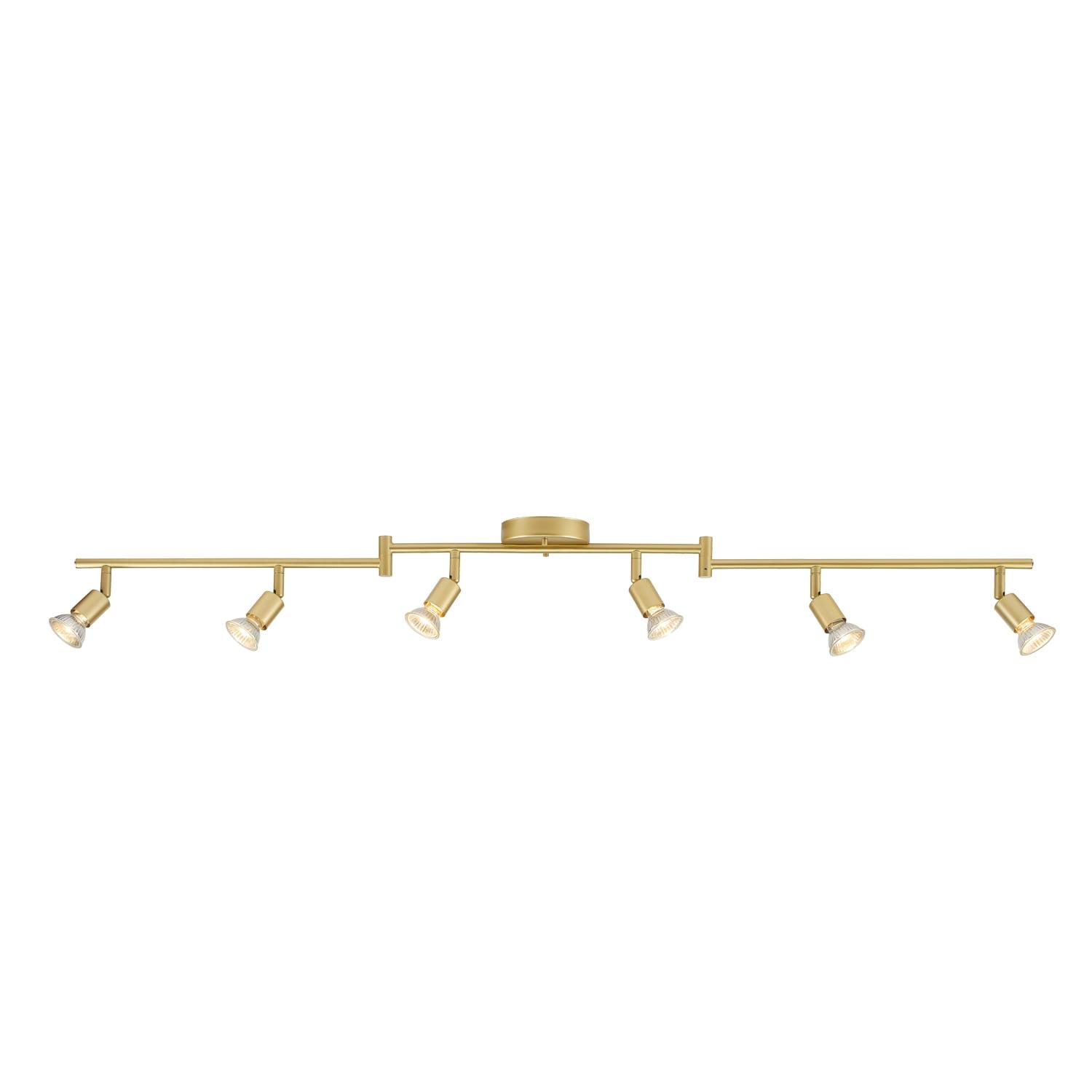 Globe Electric Company 47.2'' 6 -Light Swing Arm Track Track Kit with Dimmable and Adjustable Head