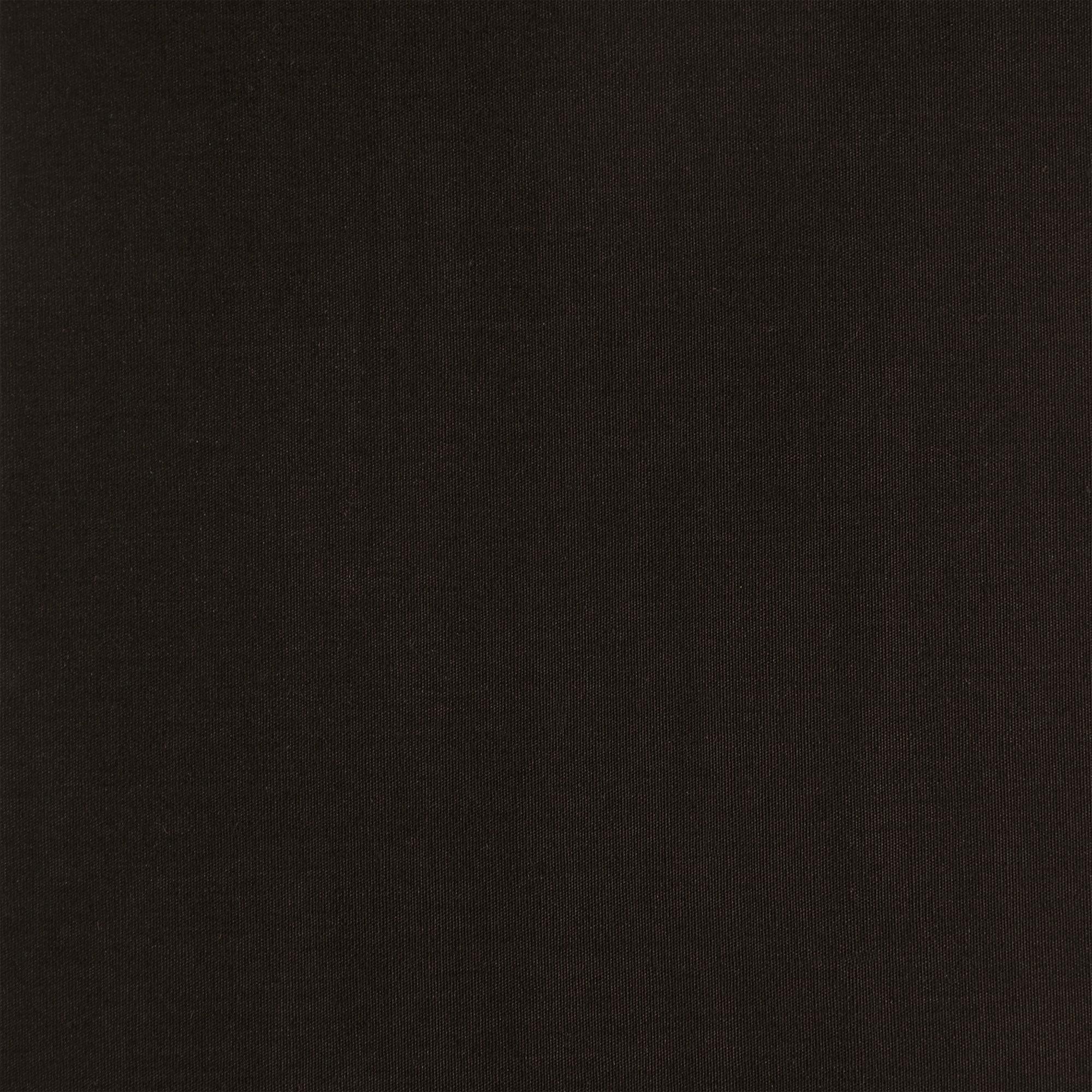 Henn&Hart 20" Matte Black/Brass Metal/Fabric Floor Lamp