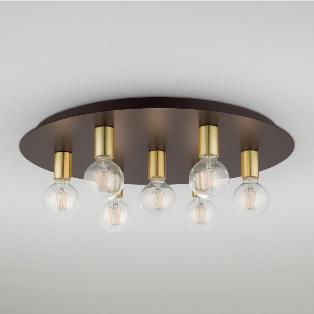 Livex Lighting Hillview 7 - Light Flush Mount in  Bronze
