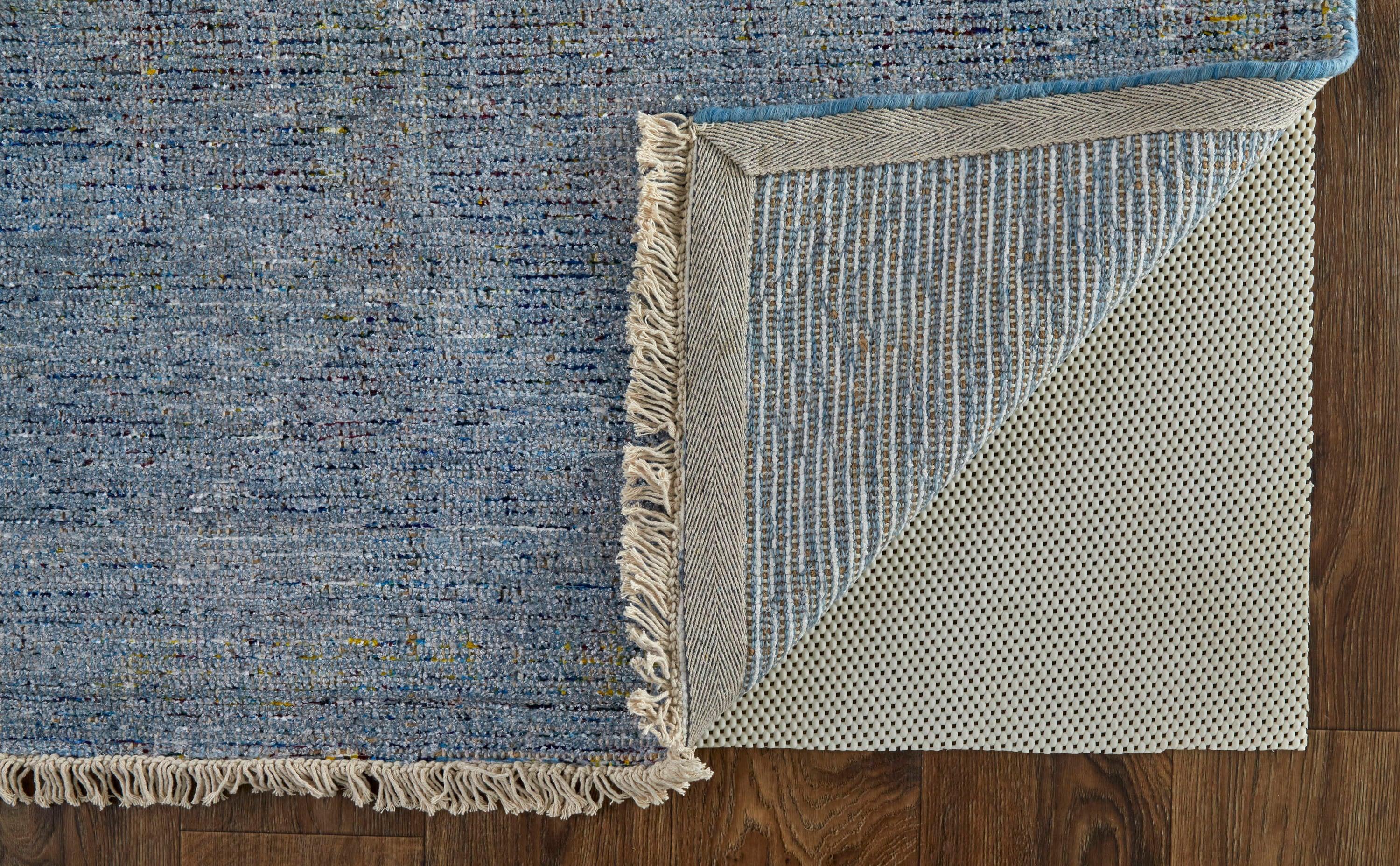 Caldwell Transitional Distressed Blue/Ivory Area Rug