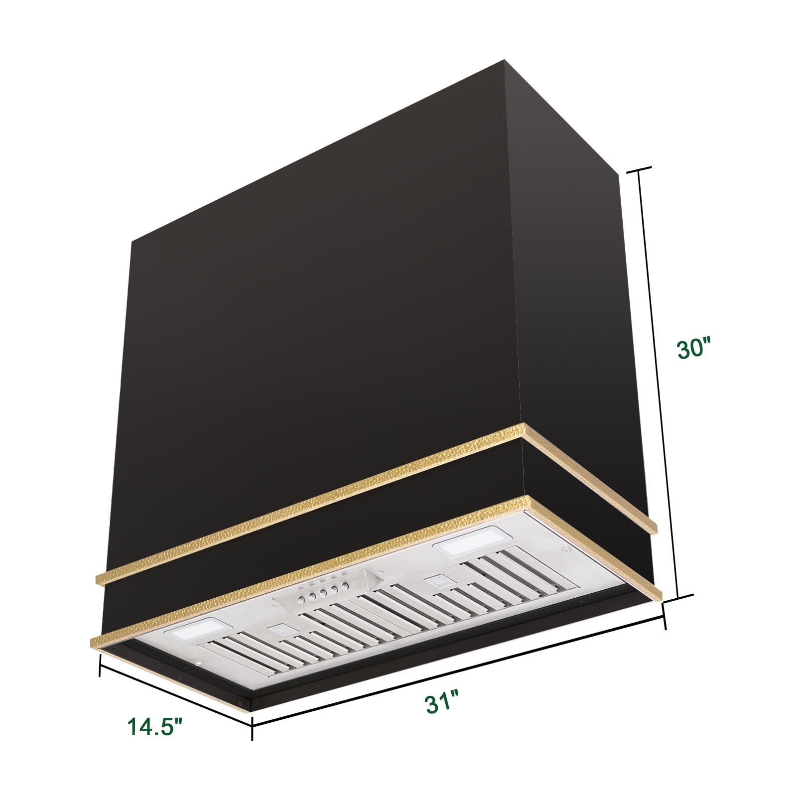 Akicon 30" Stainless Steel 600 CFM Ducted (Vented) Wall Mounted Required Range Hood