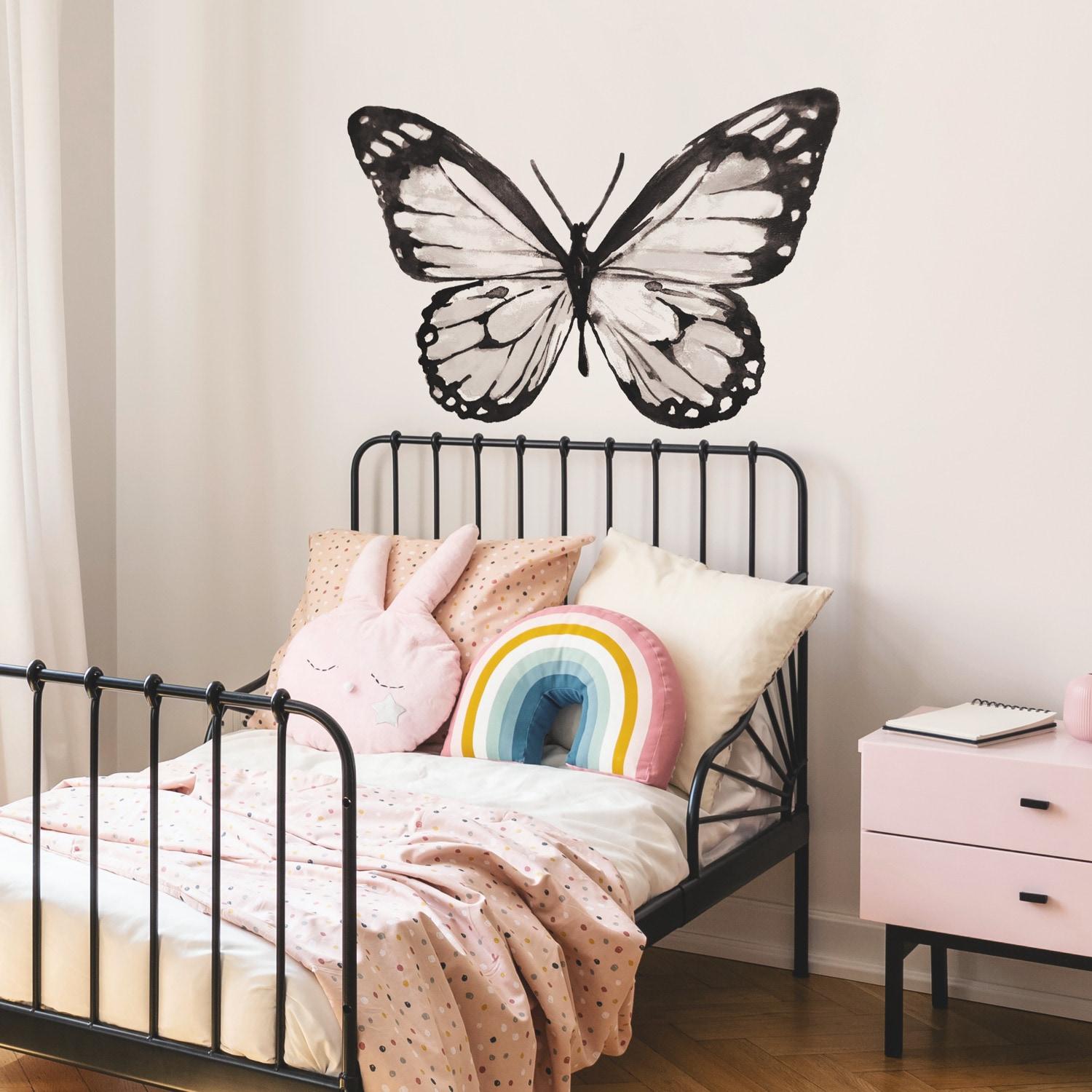 Watercolor Butterfly Peel and Stick Giant Wall Decals