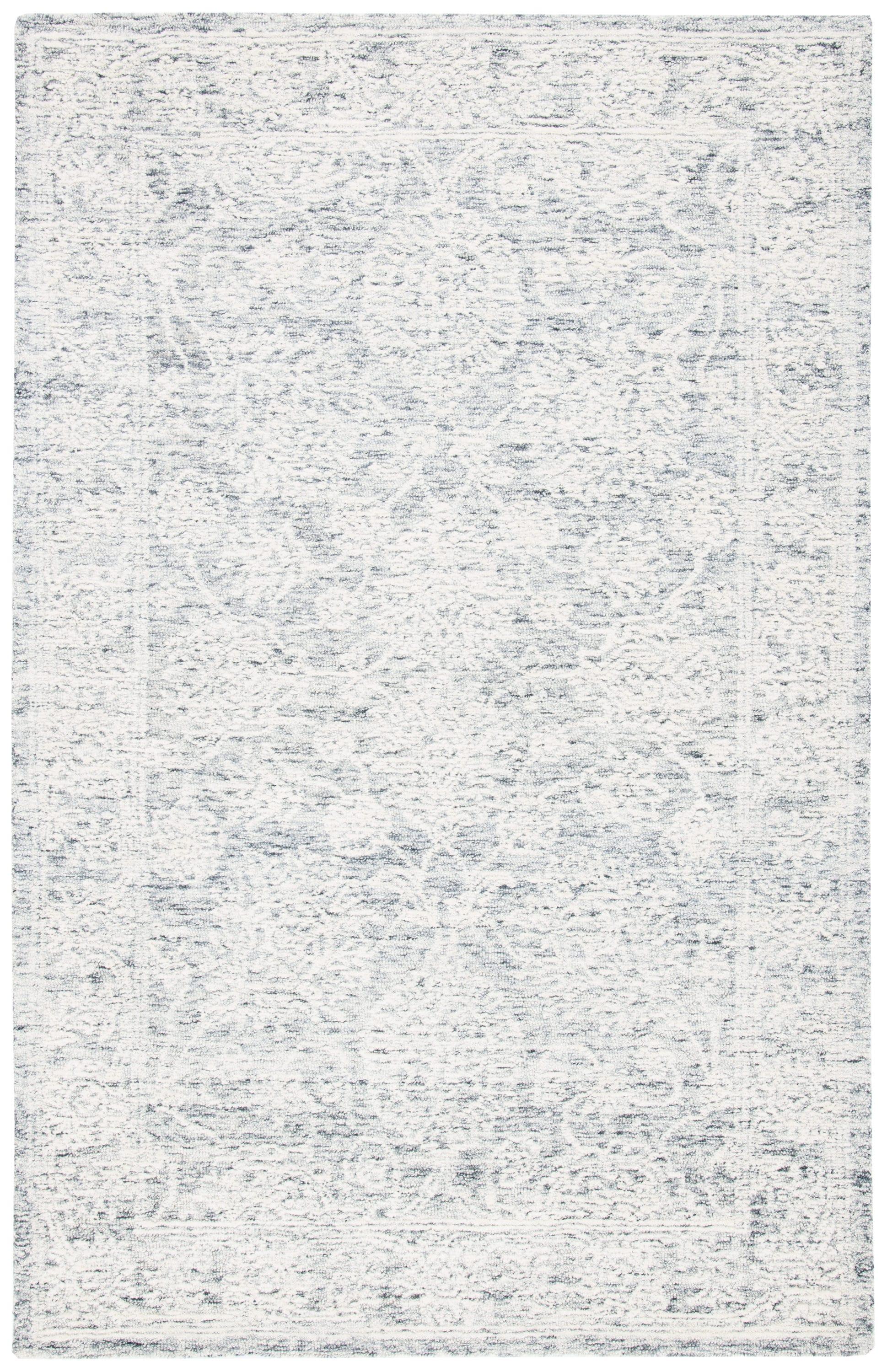 Metro MET806 Hand Tufted Indoor Area Rug - Natural/Grey - 4'x6' - Safavieh