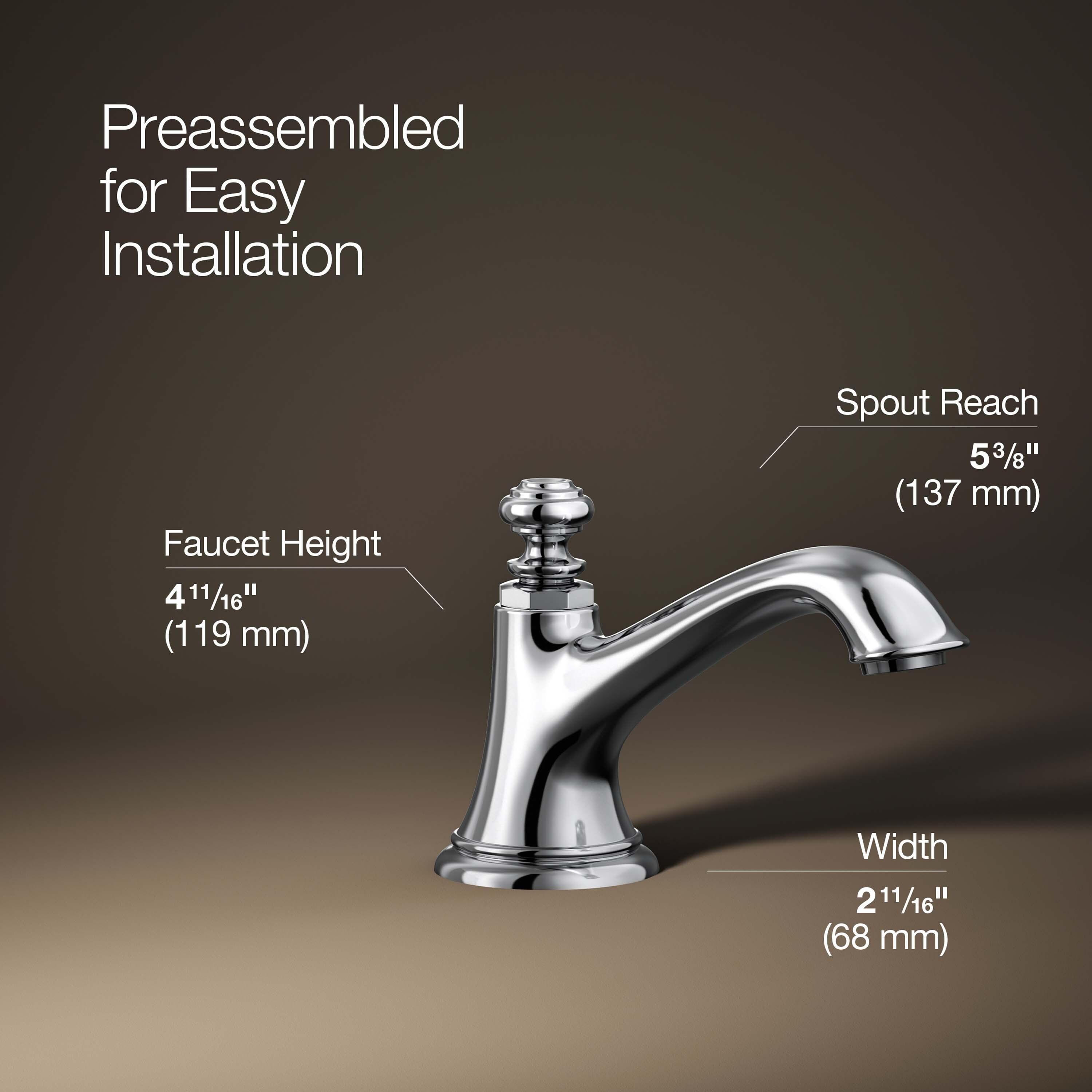 Artifacts Bathroom Sink Spout with Bell Design