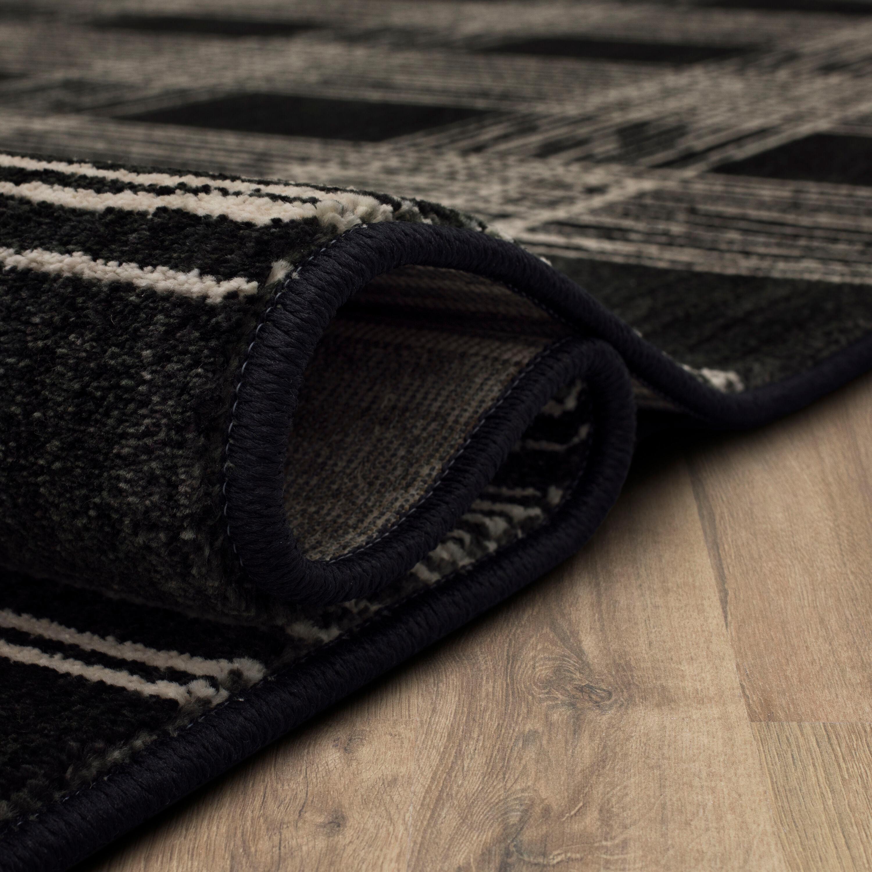 Fontana Geometric Machine Woven Polyester Area Rug