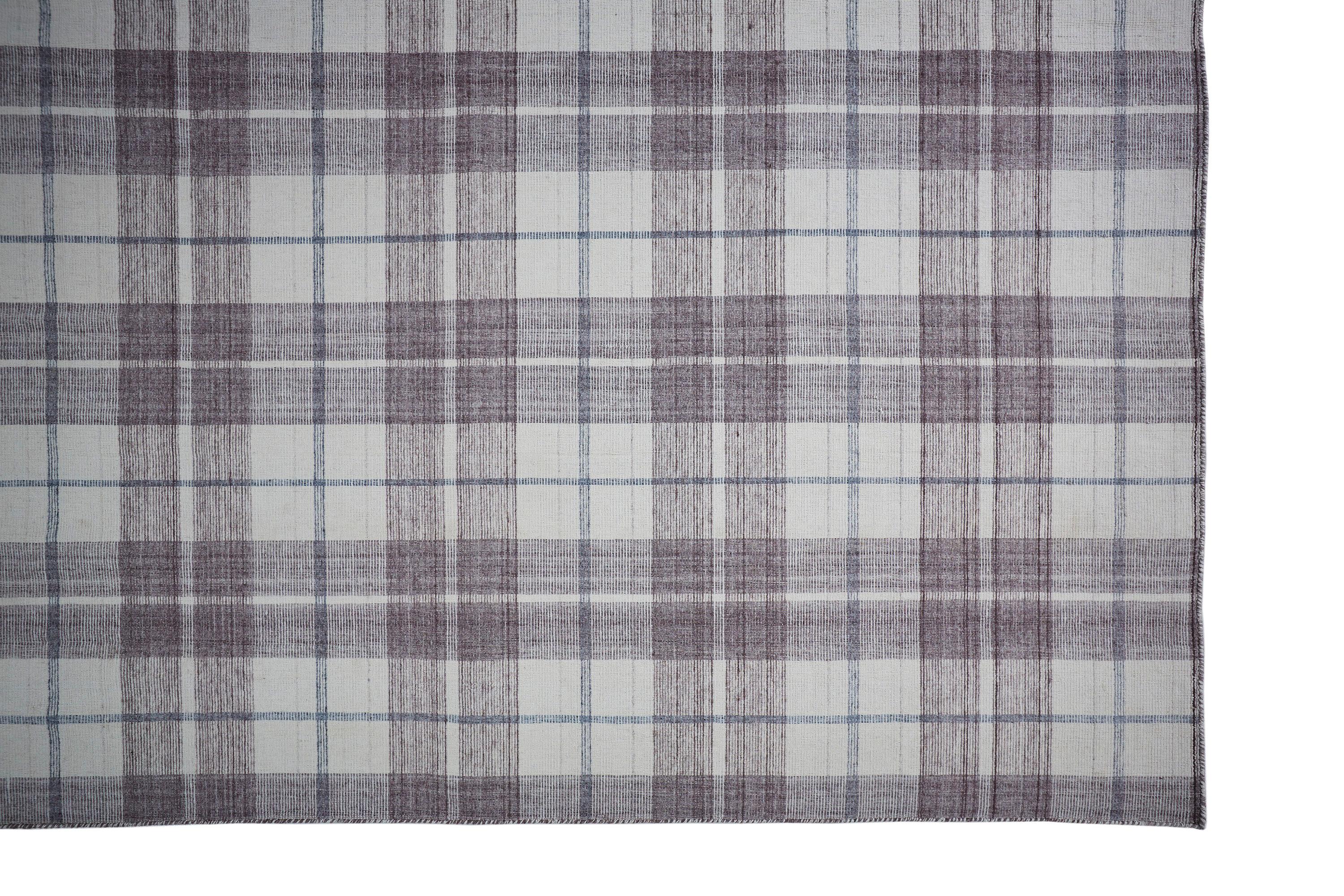 Feizy Crosby Transitional Plaid, Gray/Taupe/Ivory, 3'6" x 5'6" Accent Rug Easy Care Fade Resistant Stain Resistant Rustic Floor Rug for Living room Bedroom