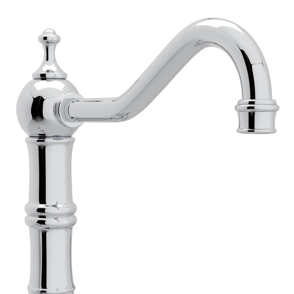 Rohl Perrin and Rowe Polished Chrome Double Handle Deck-mount Kitchen Faucet