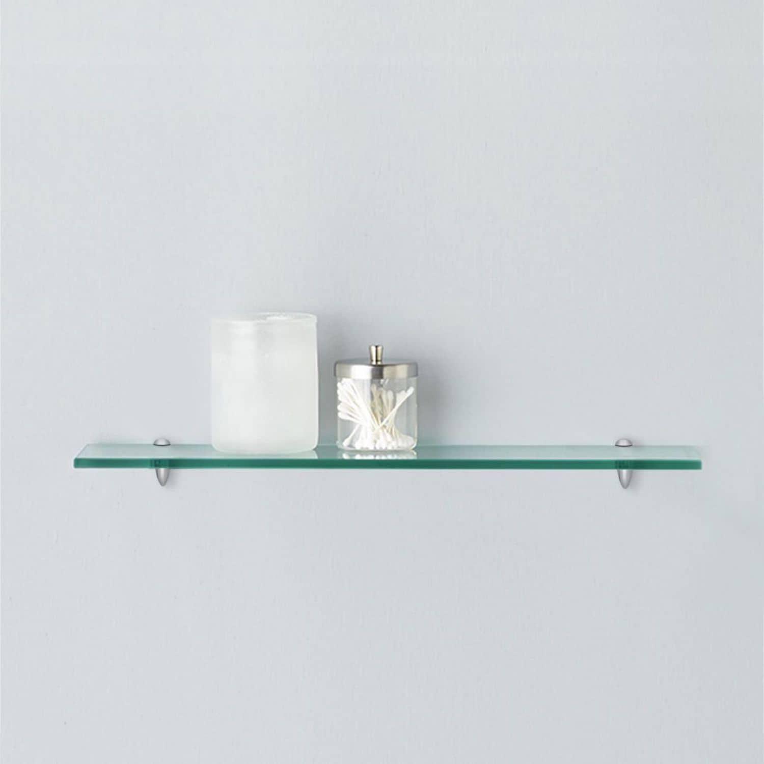 Latitude Run® Glass Accent Shelf with Adjustable Shelves