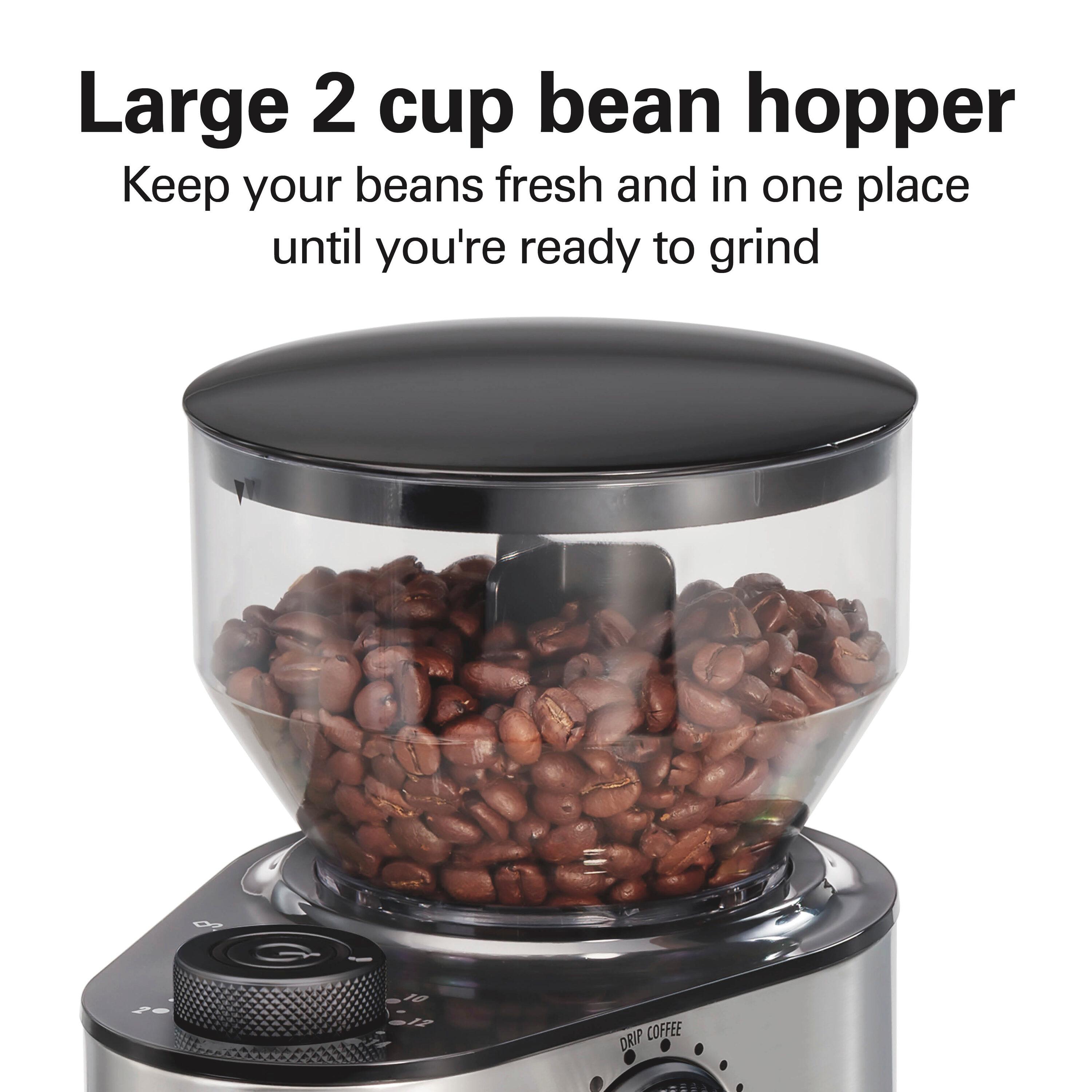 Hamilton Beach Hamilton Beach® Burr Coffee Grinder Stainless Steel Housing