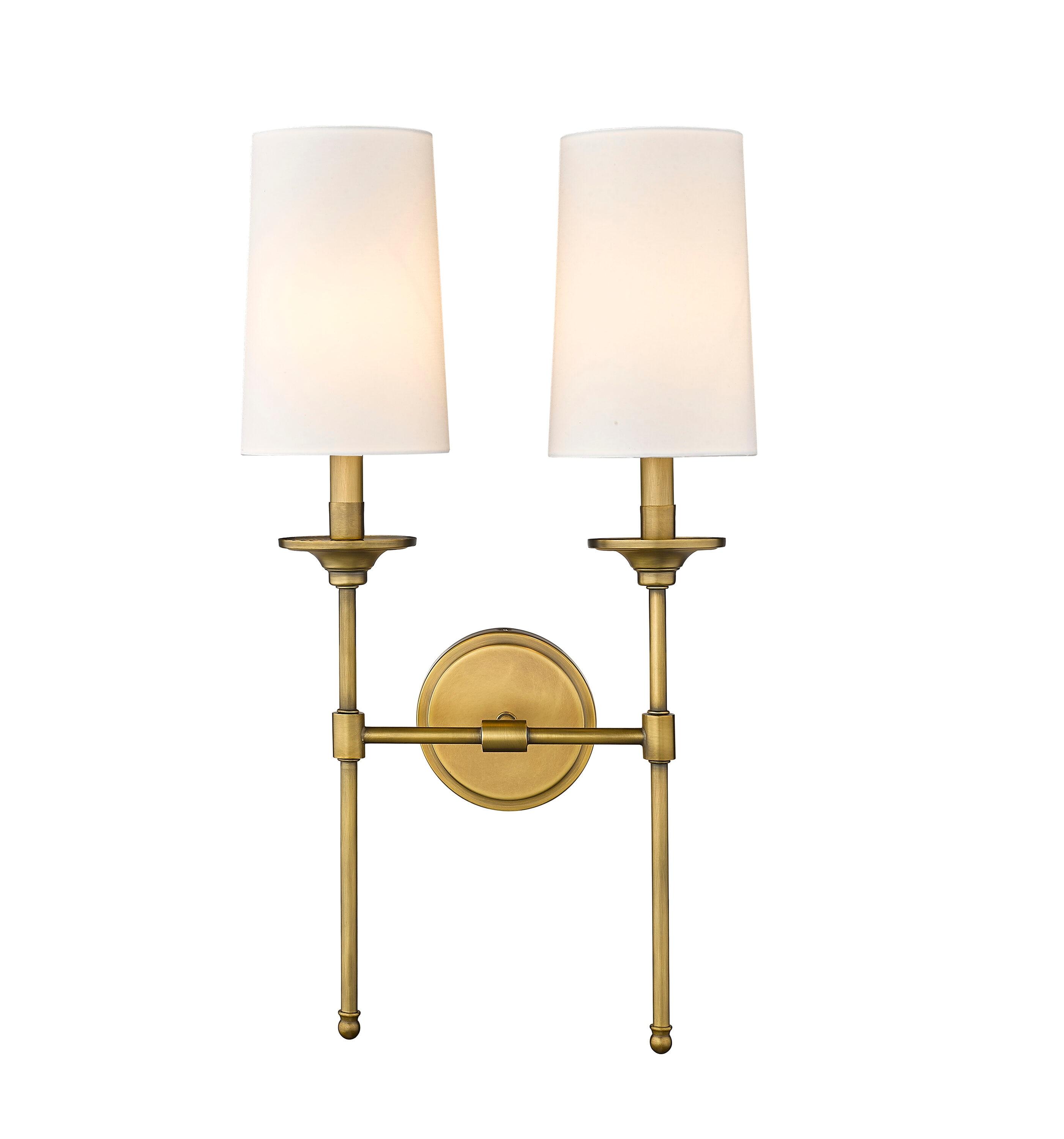 Z-Lite Emily 2 - Light Wall Light in  Rubbed Brass
