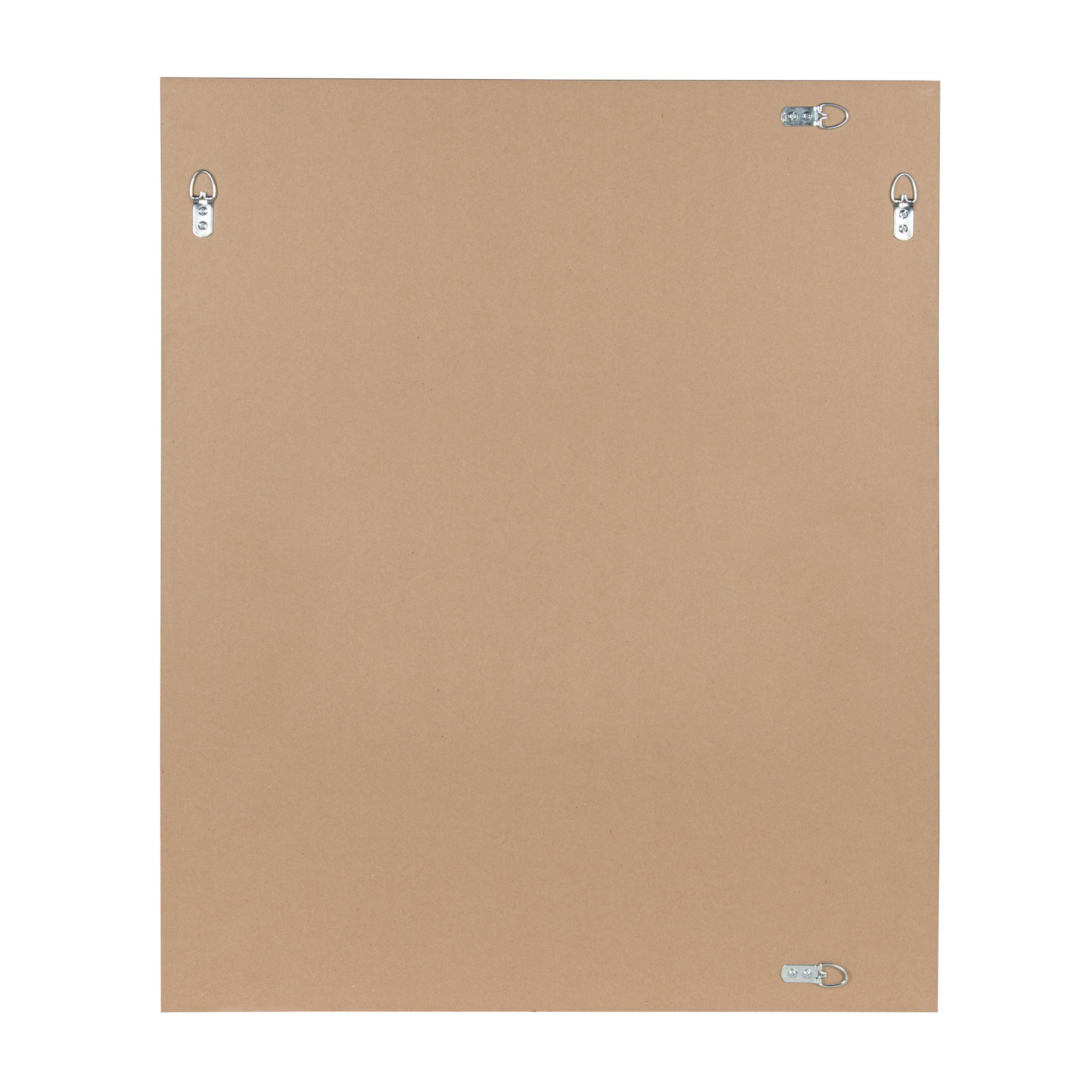 24" x 30" Calter Framed Wall Mirror White - Kate and Laurel