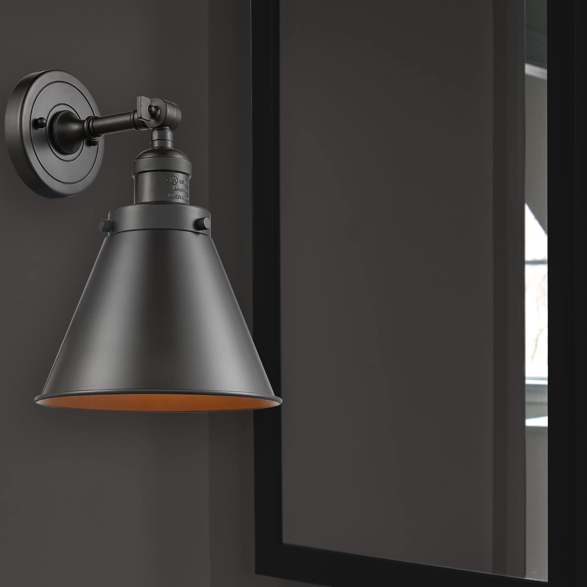 Bronze 13" Dimmable Direct Wired Electric Sconce