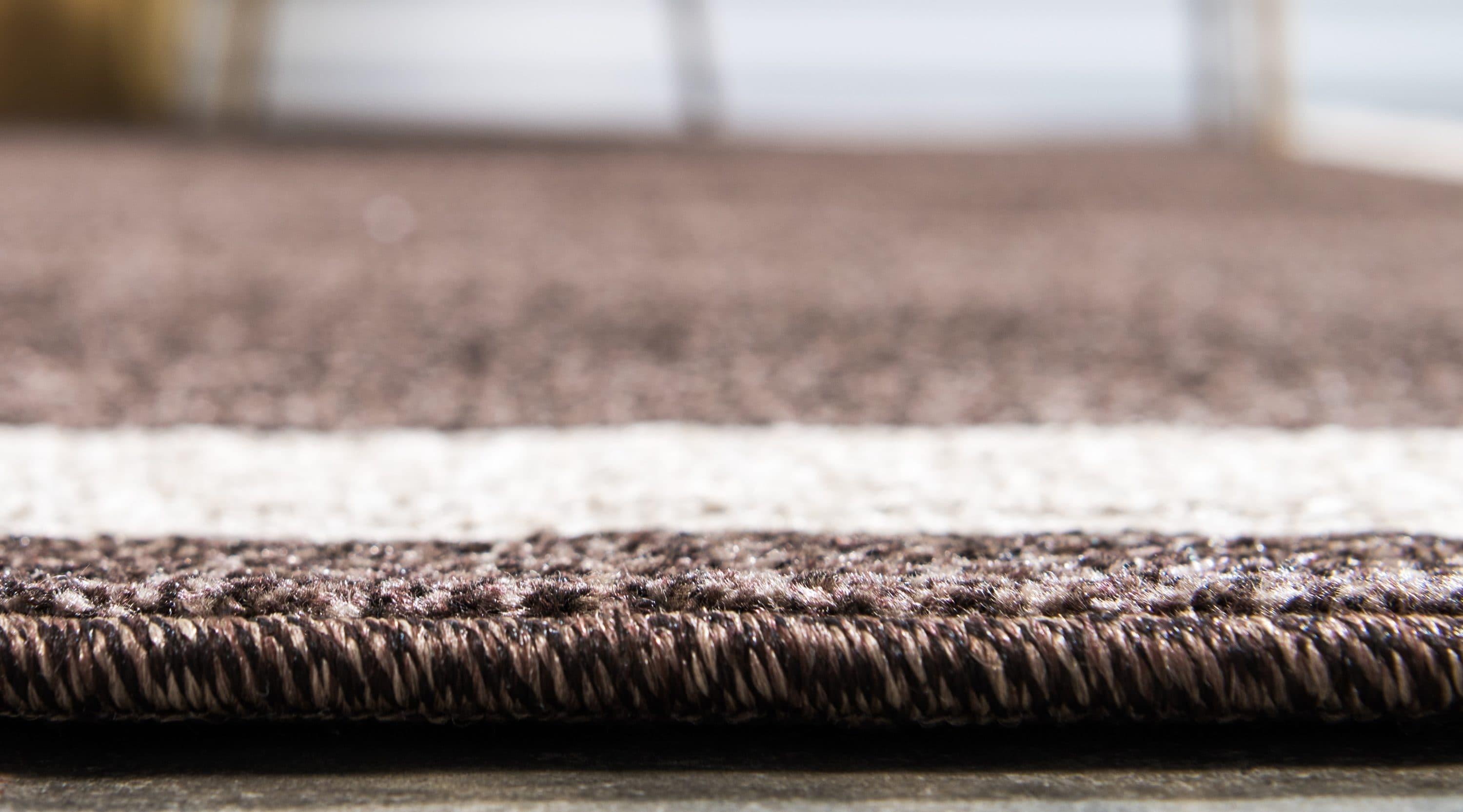 Unique Loom Del Mar Collection Area Rug - Maria (3' 3" x 5' 3" Rectangle Brown/Ivory)