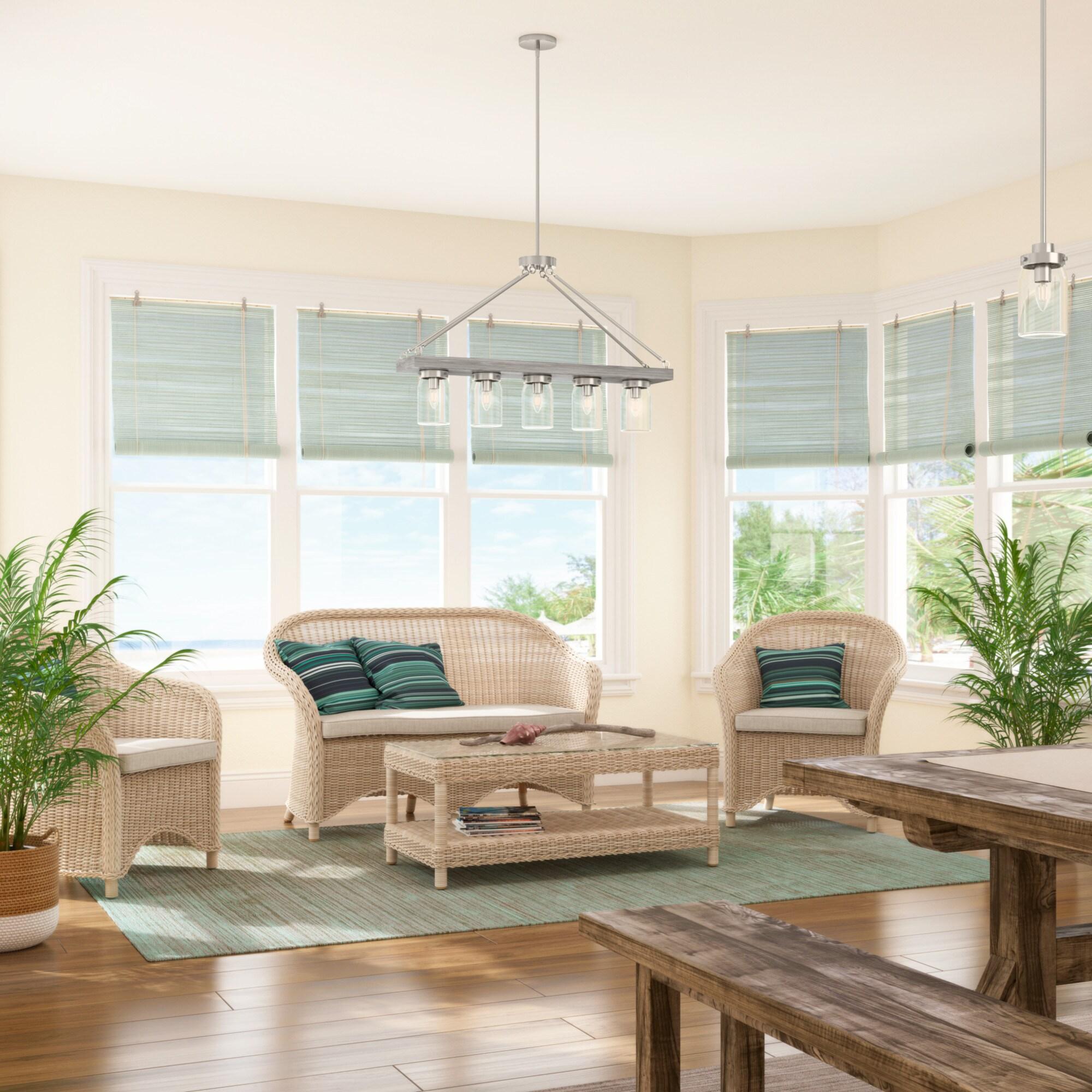 Devon Park 5 - Light Kitchen Island Linear Pendant