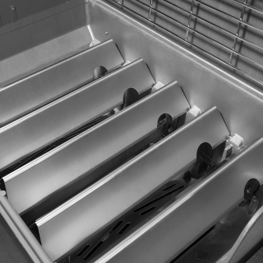 Weber Weber Replacement Flavorizer Bars, 17.5", For Genesis 300 Series (front-mounted Control Panel), Porcelain-enameled Steel (Set of 5)