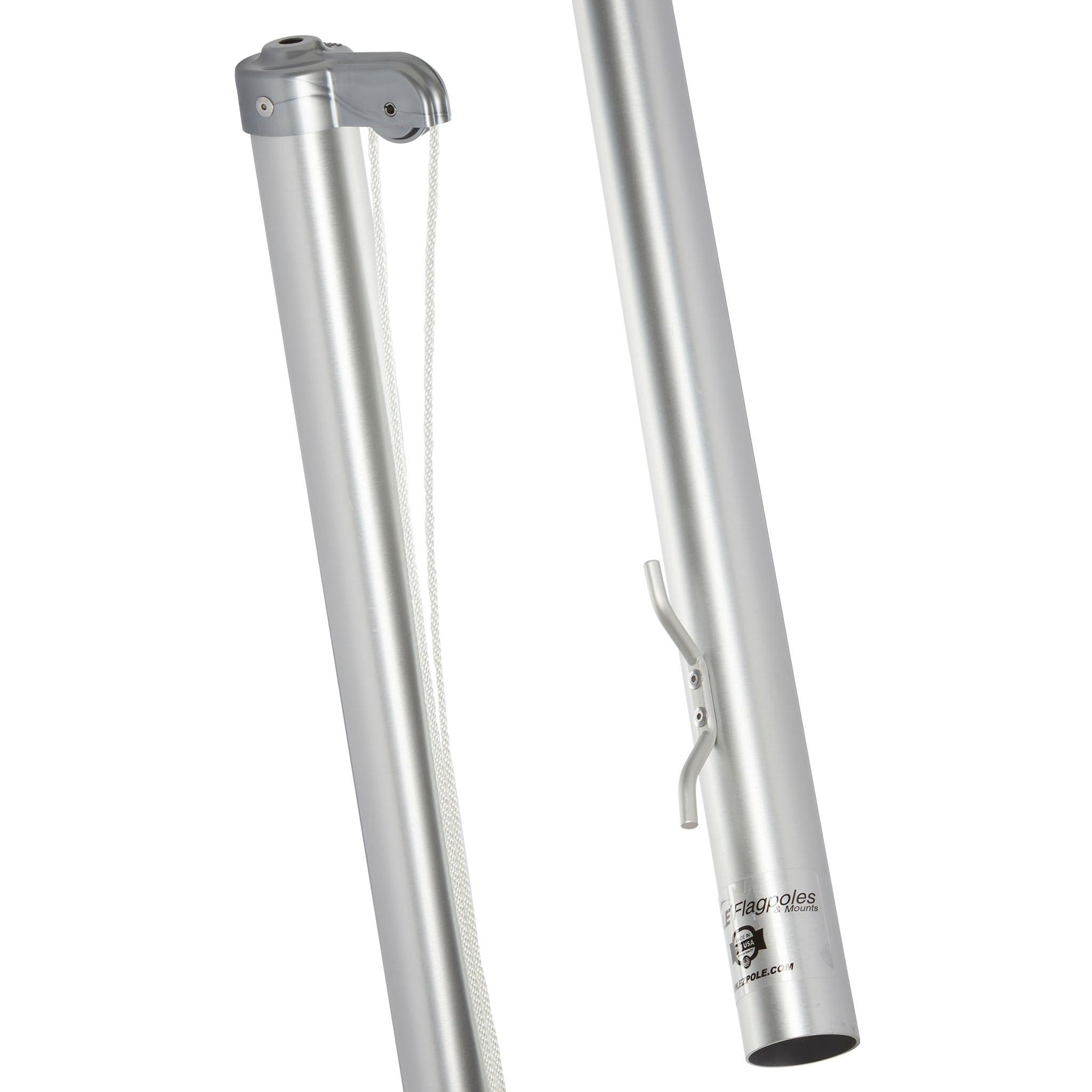 EZ-Pole EZC21 21 ft. Classic Sectional Flagpole Kit with Rope
