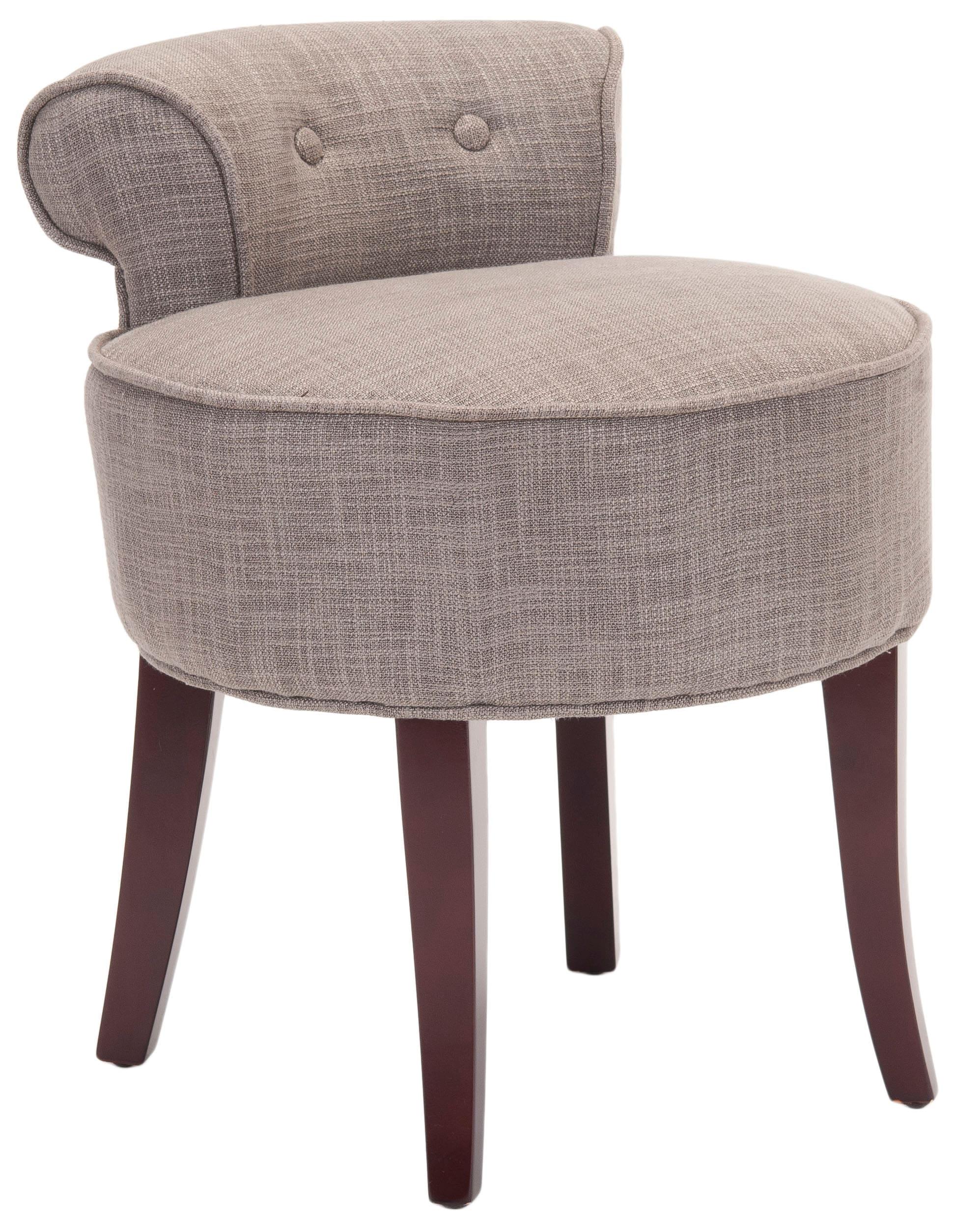 Georgia Vanity Stool - Stone - Safavieh