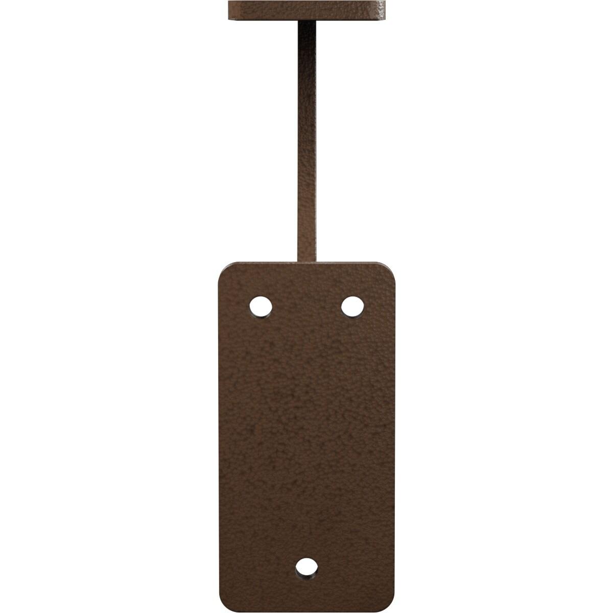Ekena Millwork 2"W x 7"D x 7"H Bradford Steel Bracket, Hammered Brown