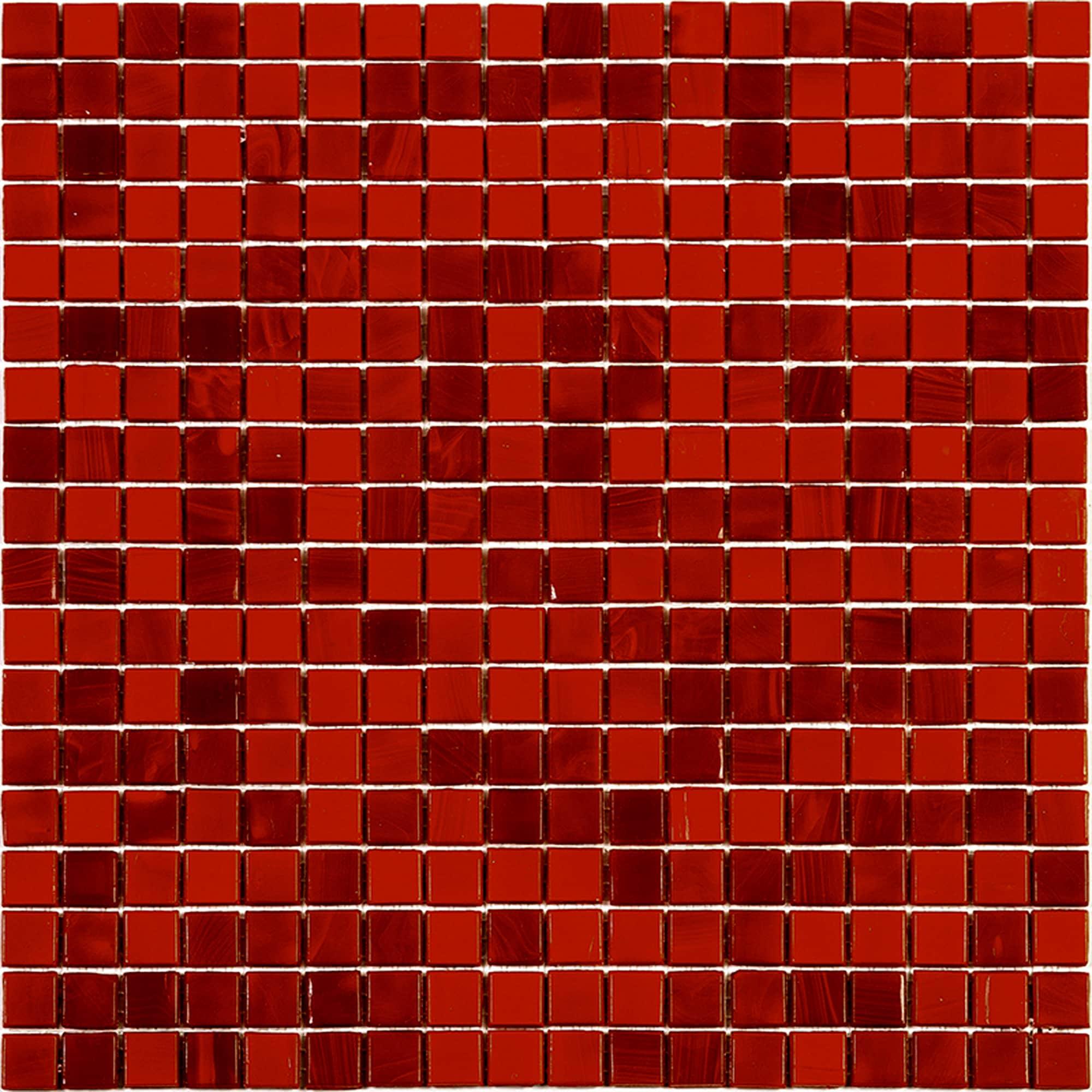 Skosh 0.6" x 0.6" Glass Grid Mosaic Wall & Floor Tile