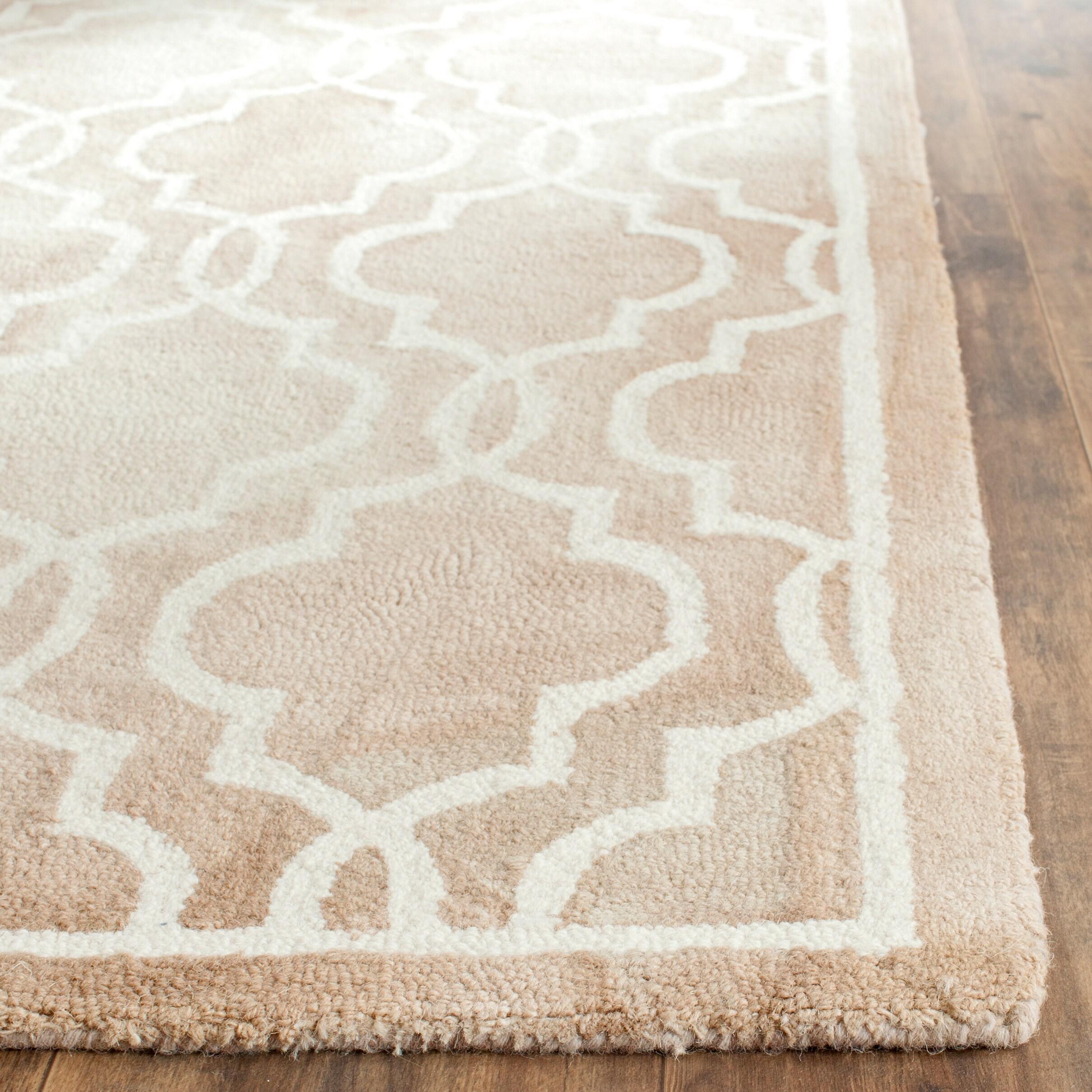 Dip Dye DDY539 Hand Tufted Indoor Runner - Beige/Ivory - 2'3"x12' - Safavieh
