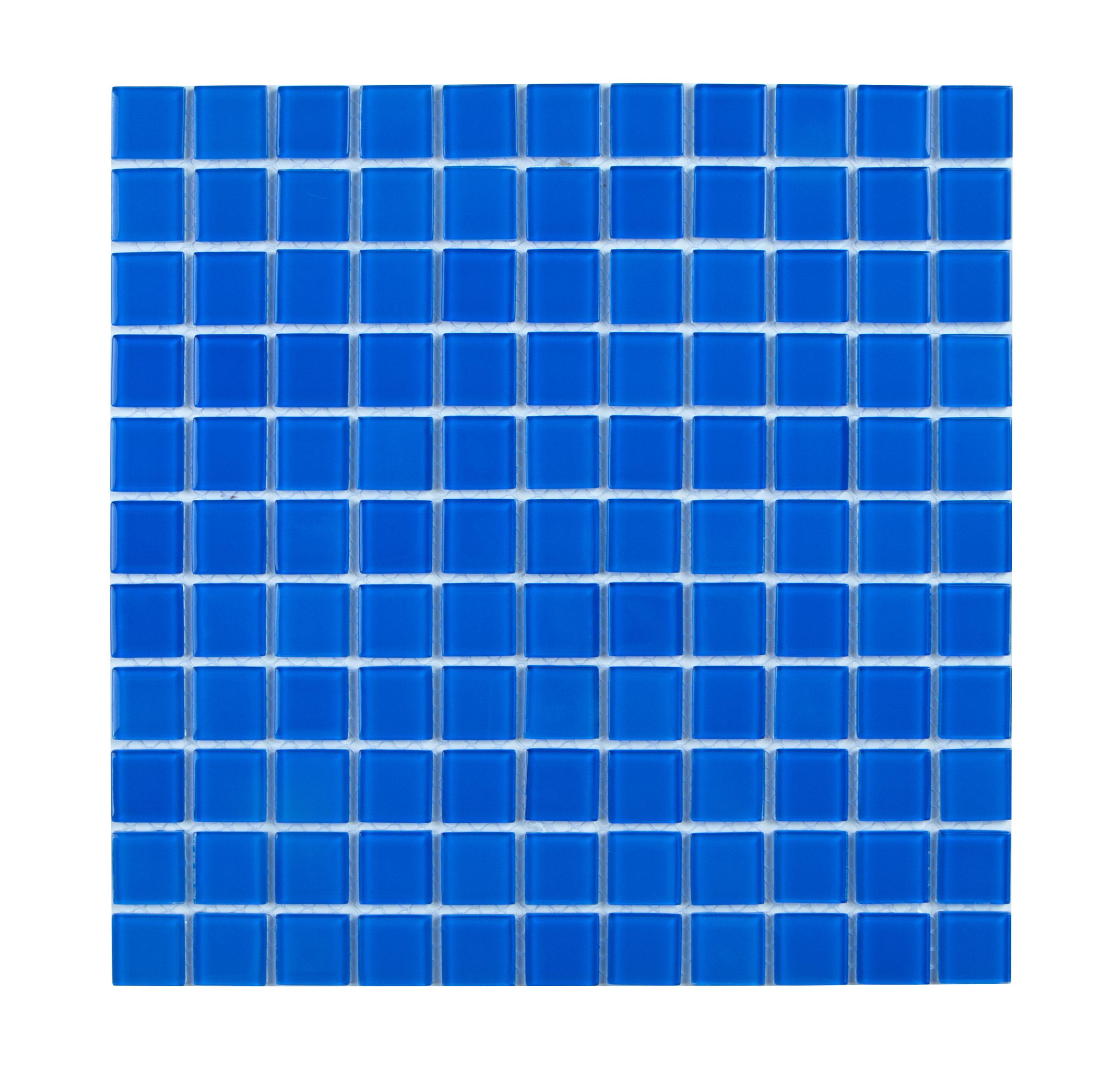 WS Tiles® 1" x 1" Straight Edge Glass Mosaic Tile