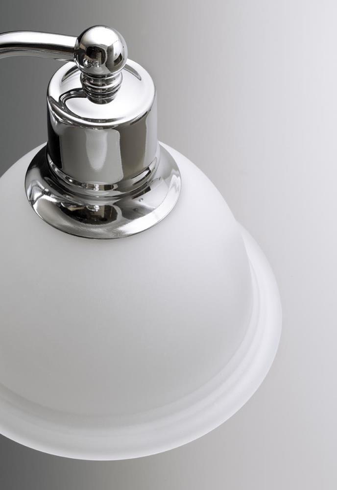 Progress Lighting Madison 3-Light Wall Bracket, Polished Chrome, White Etched Glass