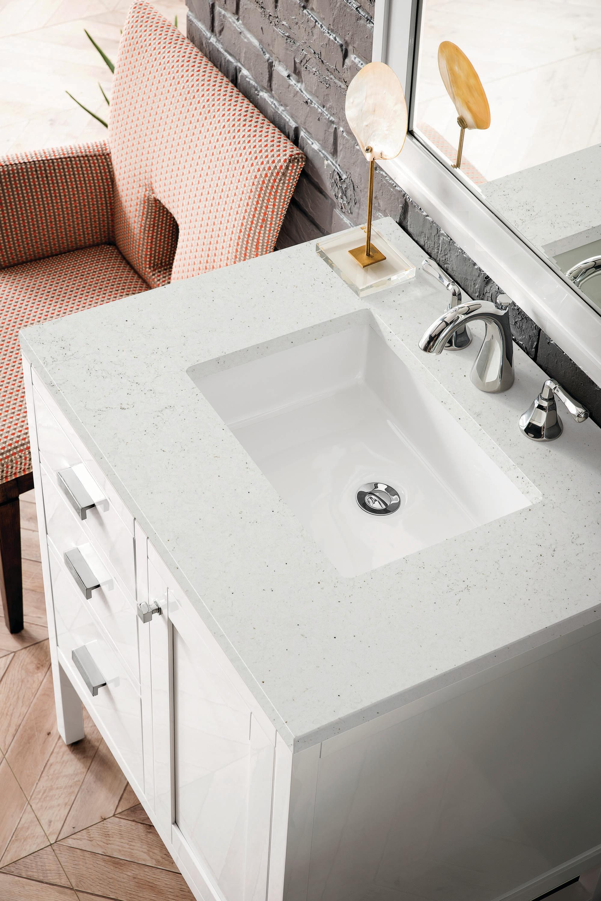 Addison 30'' Single Bathroom Vanity with Quartz Top